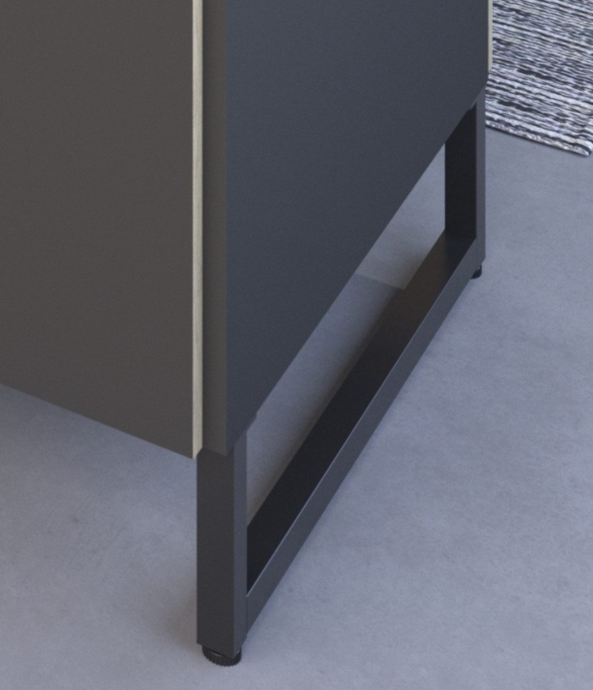 Parisot Küche Swell, (9-teiliges Küchenschrank-Set), variabel stellbar