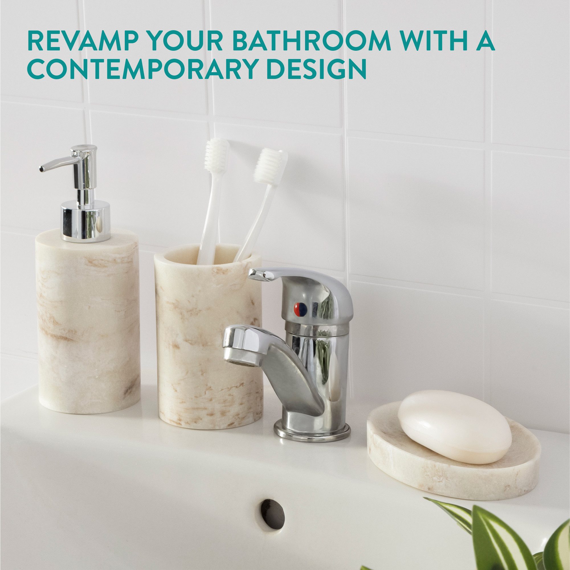 Navaris Badaccessoire-Set Badezimmer Seifenspender Set - 3er Set Badezimmer günstig online kaufen