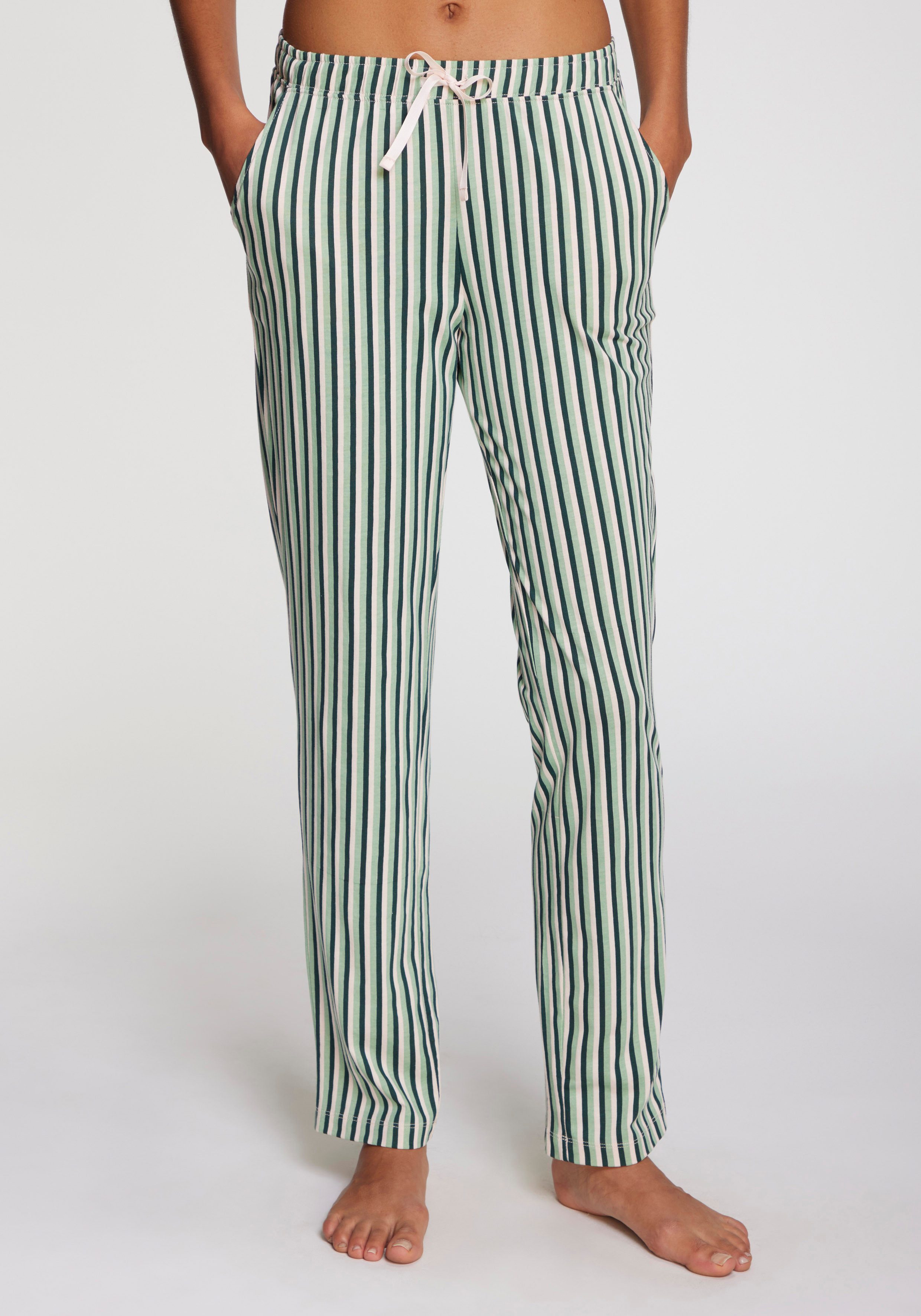 s.Oliver Pyjamahose Schönes Allovermuster