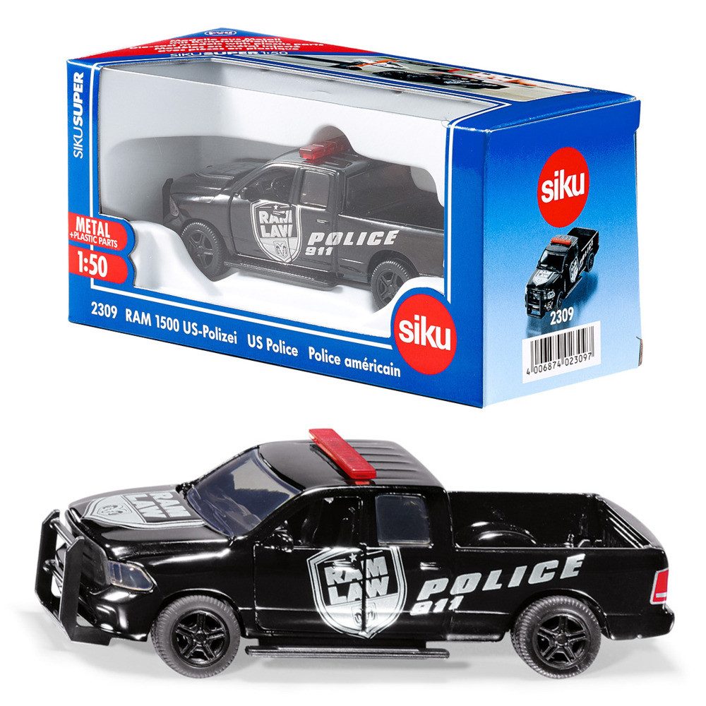 SIEPER Modellauto siku RAM 1500 Pickup US-Polizei 1:50