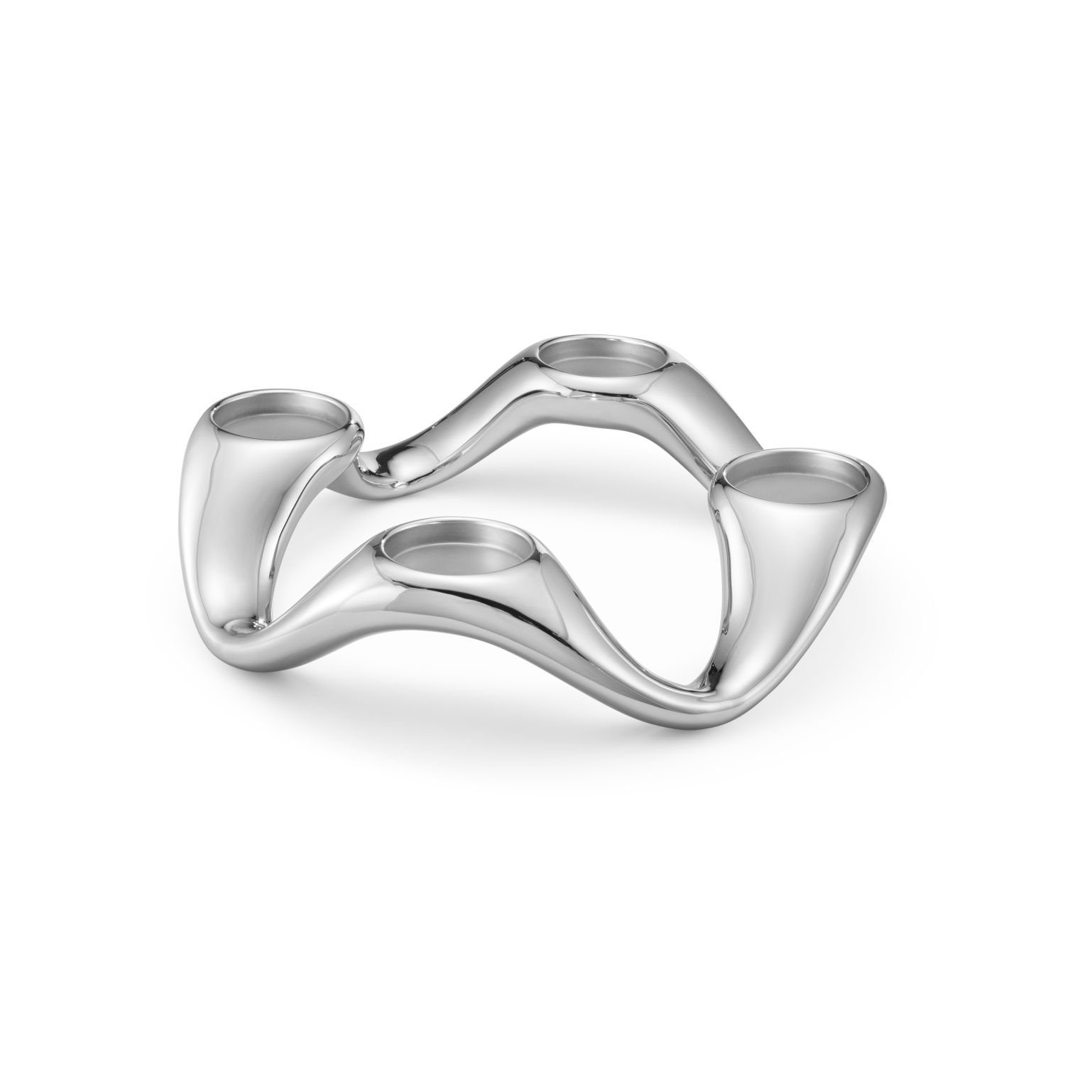 Georg Jensen Kerzenhalter Cobra für 4 Stumpenkerzen