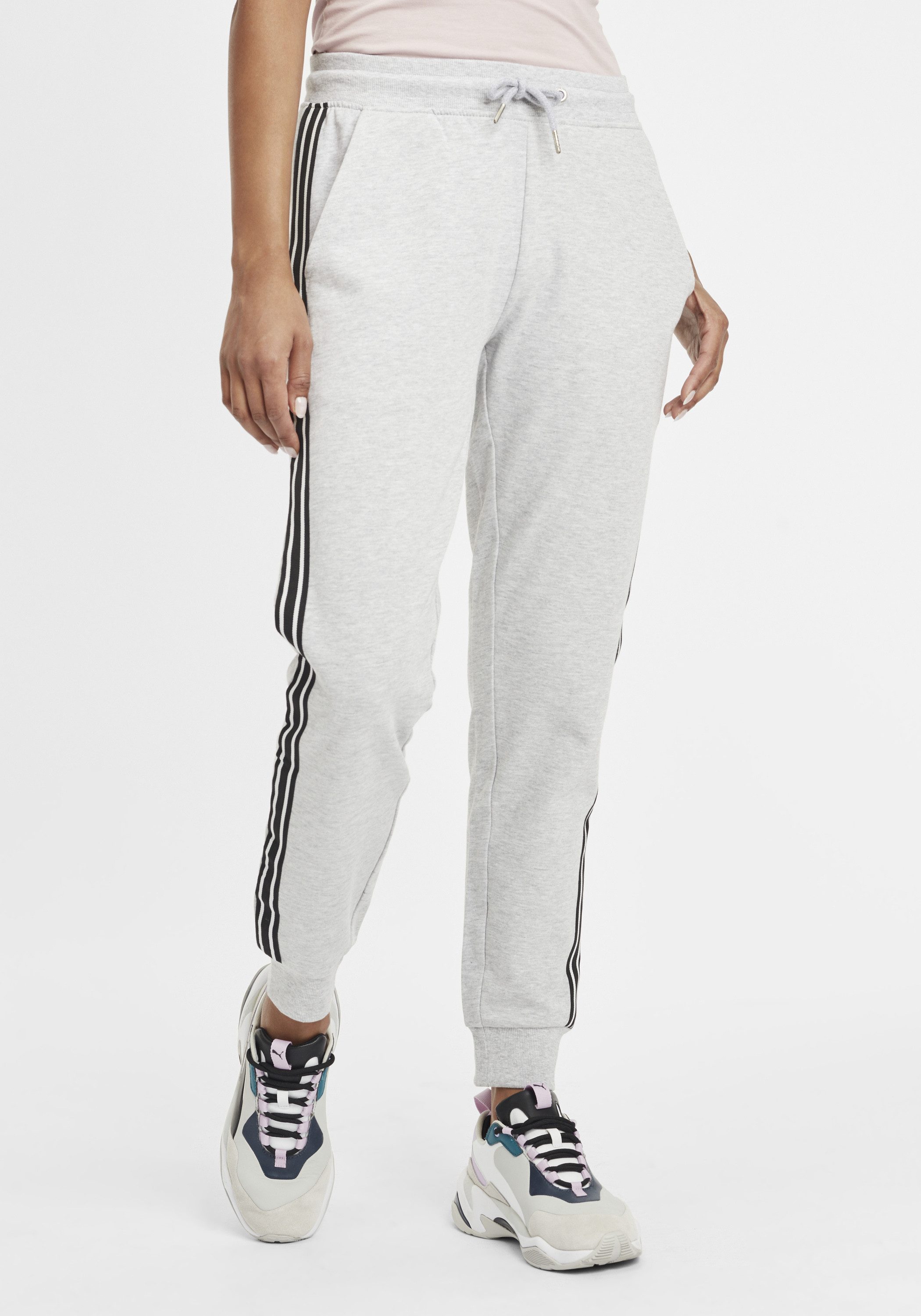 OXMO Sweathose OXGabrilla Sweat Pant Hose Jogginghose mit Galonstreifen