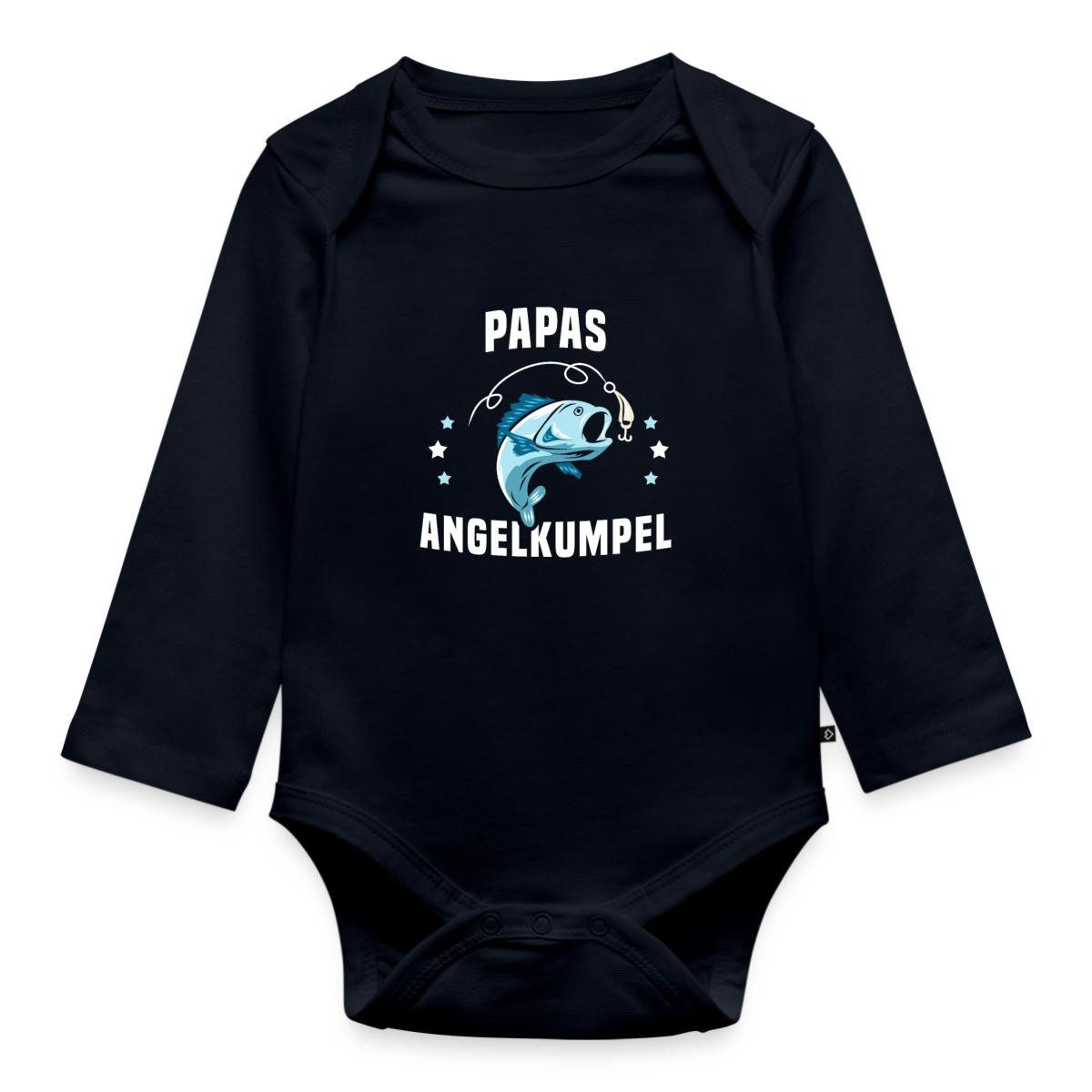 Langarmbody Papas Angelkumpel Tages Baby Body Langarm