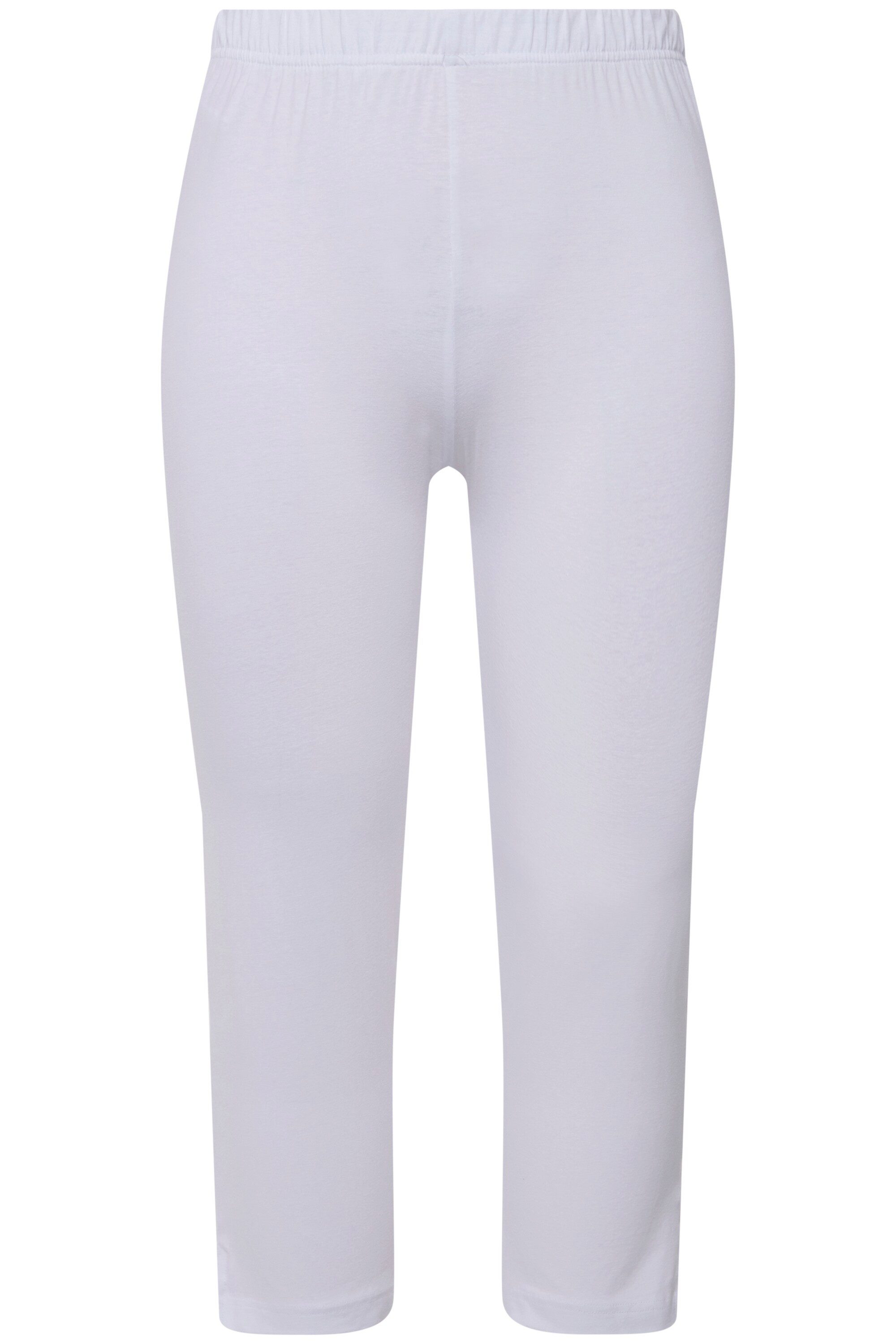 Ulla Popken Funktionshose bis 76 Caprihose Klassische 7/8 Hose in Uni günstig online kaufen