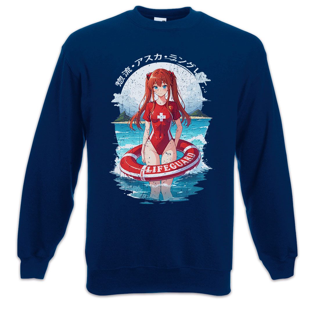 Sweatshirt Langley Lifeguard Sweatshirt Genesis Nerv Asuka Neon Gendo Evangelion