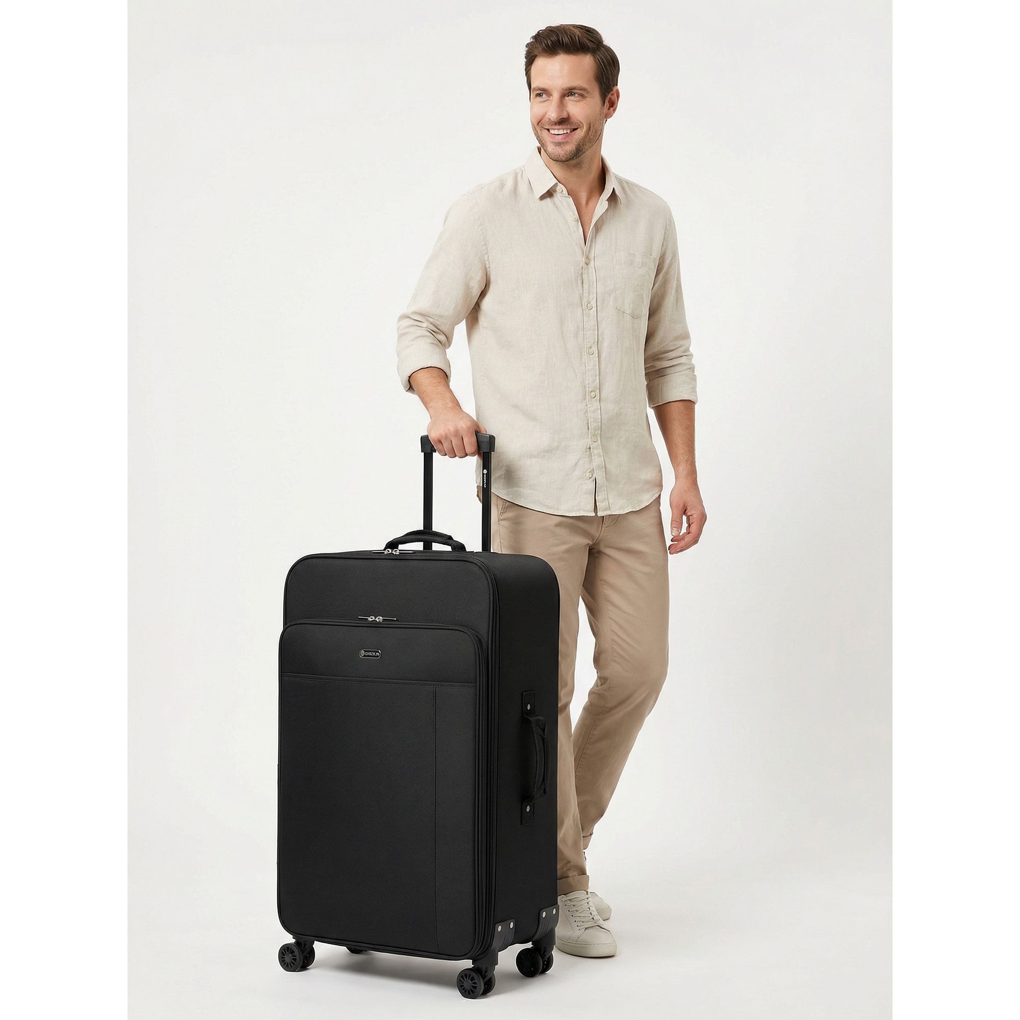 CHECK.IN® Weichgepäck-Trolley Sevilla 3.0, 4 Rollen, Polyester
