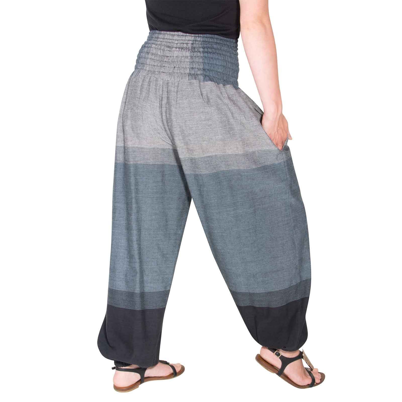 KUNST UND MAGIE Haremshose KUNST&MAGIE Damen bunt one size Boho Yoga Pumphose Smerhose Pluderhose