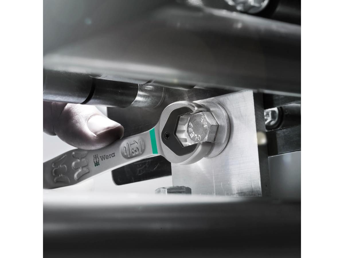 Wera Maulschlüssel Wera 6002 Joker, Doppelsechskantgeometrie, 30° Rückschwenkwinkel, Farbkennzeichnung