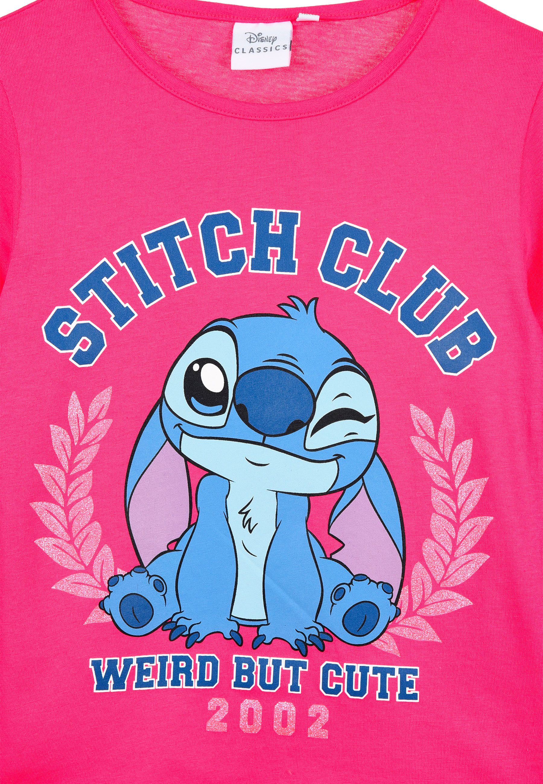 Stitch Langarmshirt Stitch Kinder Mädchen T-Shirt Longsleeve Langarm-Shirt