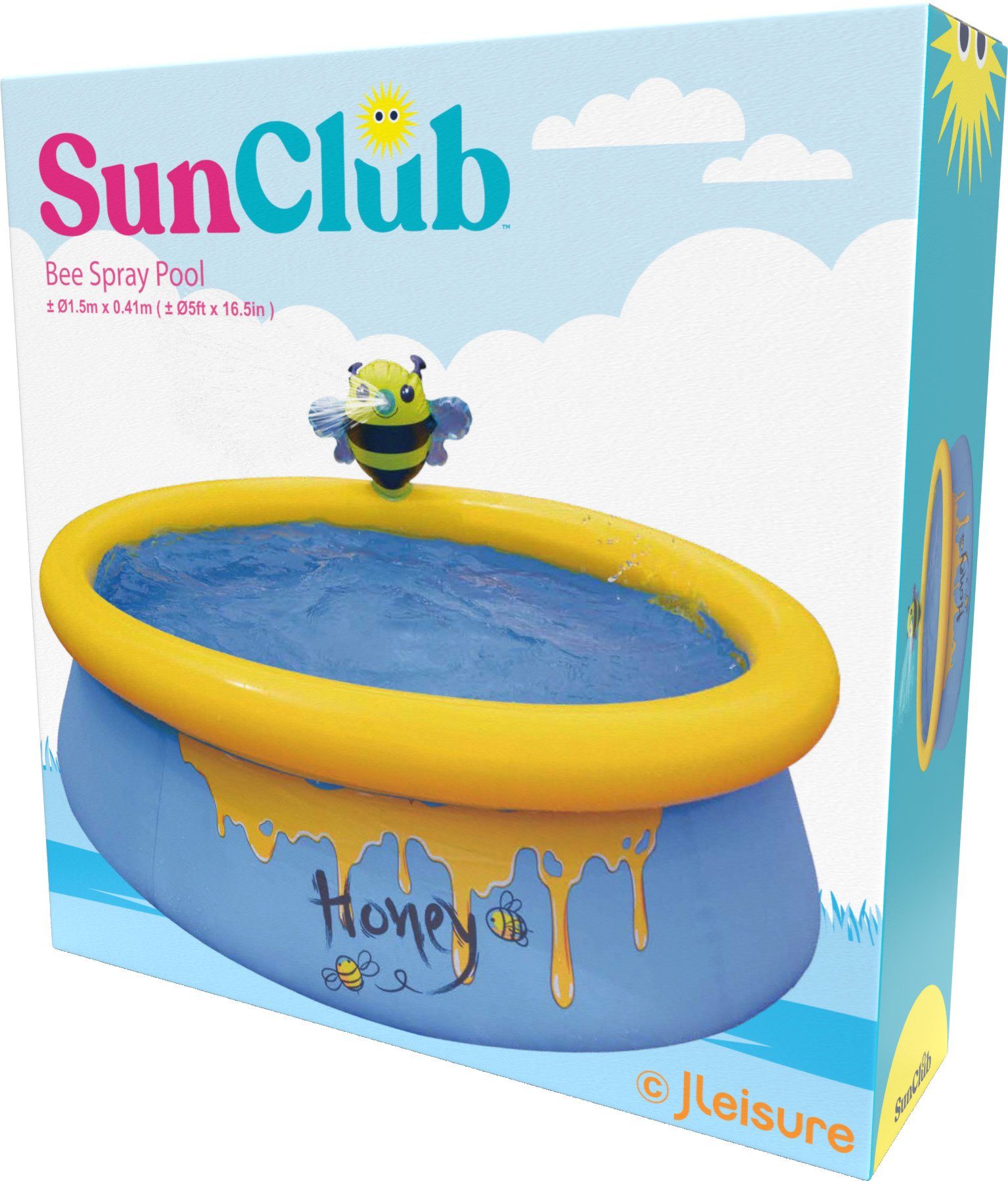 Planschbecken »Wassersprühender Bienen Pool Ø 150 x 41 cm