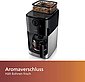 Philips Kaffeemaschine mit Mahlwerk Grind & Brew HD7767/00, aromaversiegeltes Bohnenfach, edelstahl/schwarz, Bild 9
