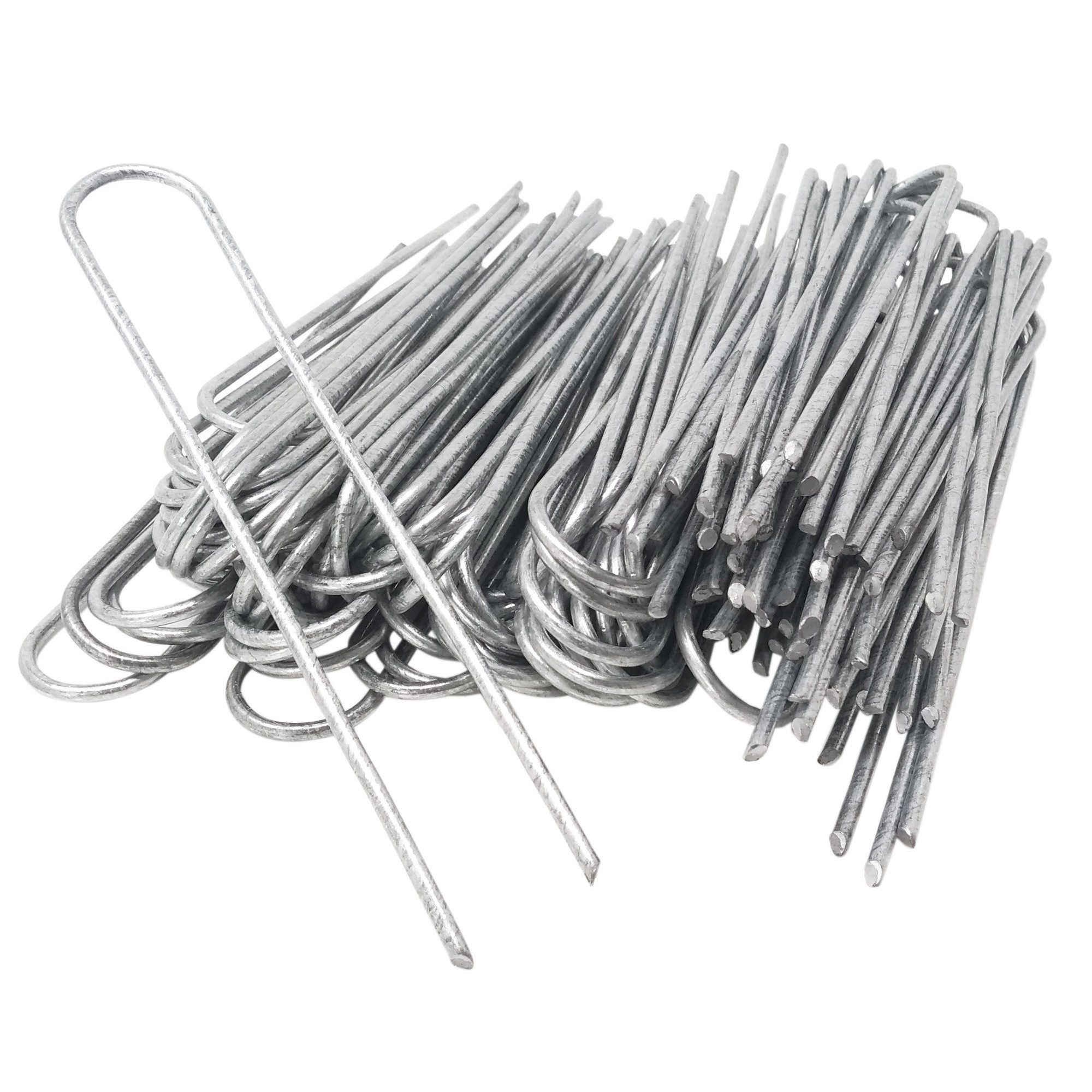 ToCi Bodenanker Bodenanker Set Erdanker Zelthering Verzinkt Stahl 200x25mm Ø3,8mm, (100-St)