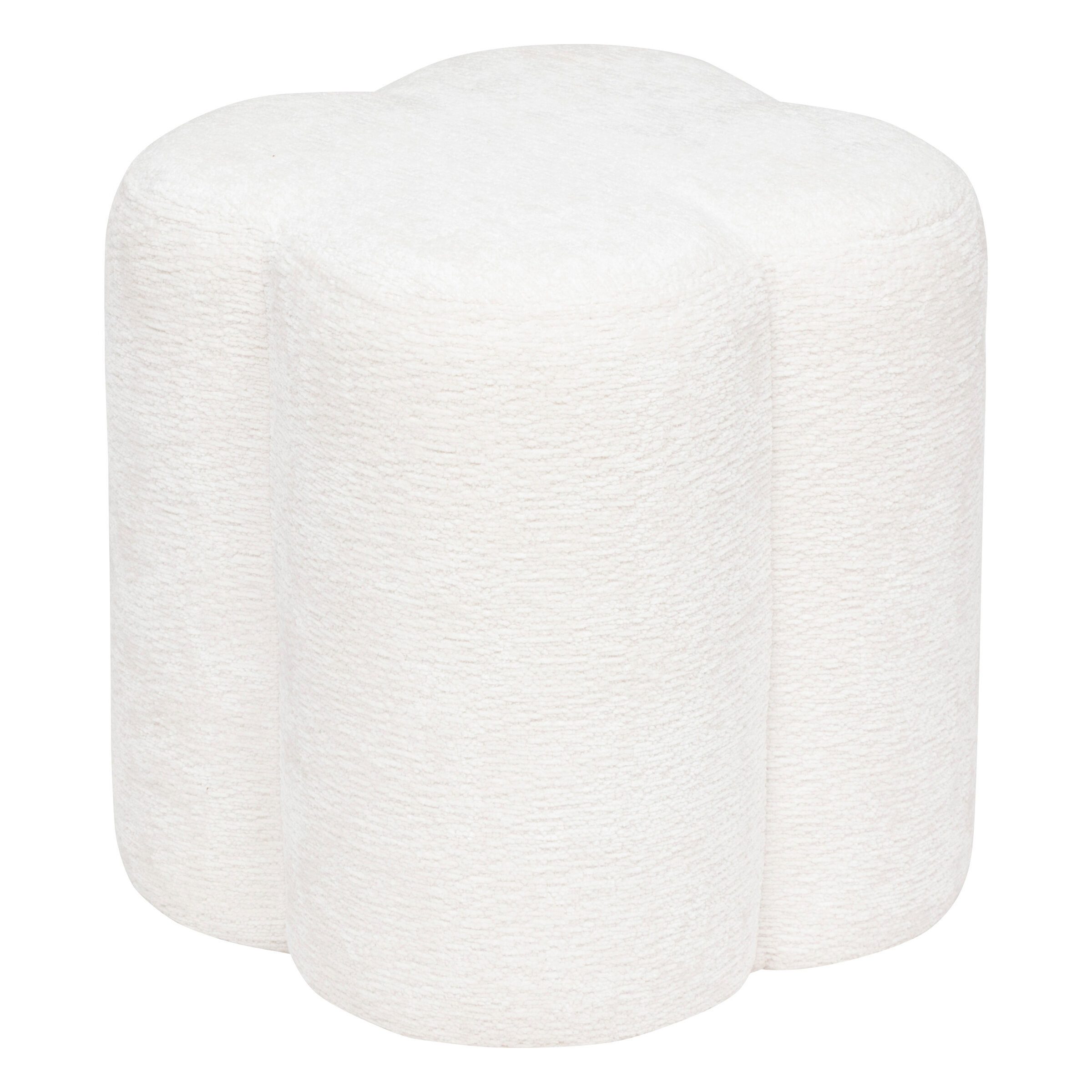 Atmosphera Créateur d'intérieur Polsterhocker Pouf Blume LAVON, 35 x 35 x 38 cm (1 Stk., Sitzhocker), funktional