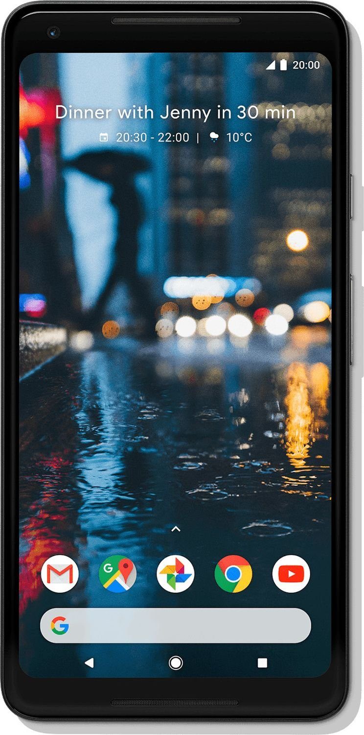 Google Pixel 2 XL Smartphone (15,24 cm/6 Zoll, 128 GB Speicherplatz, 12,2 MP Kamera, Mit optischem Bildstabilisator)
