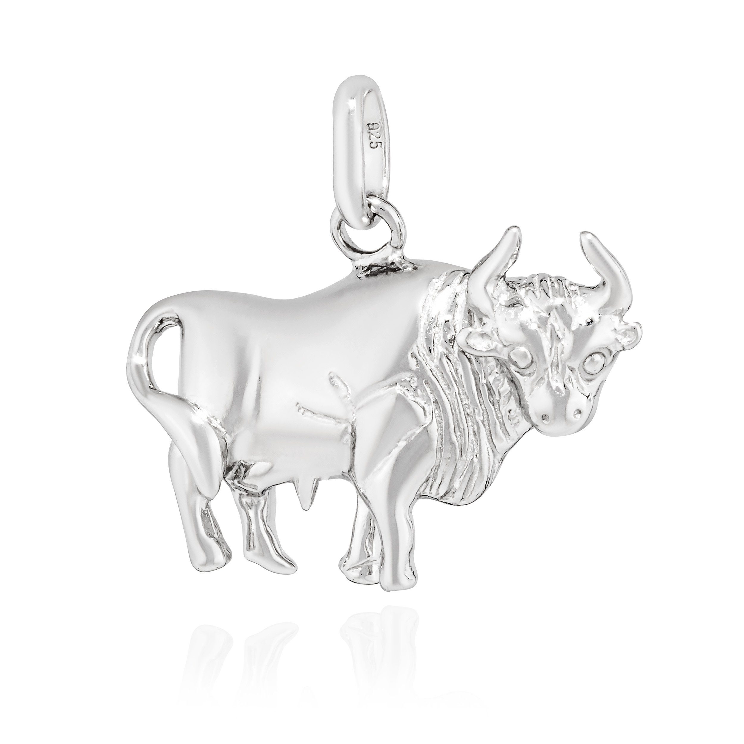 NKlaus Kettenanhänger Kettenanhänger Stier Sternzeichen 925 Silber 13x19mm günstig online kaufen