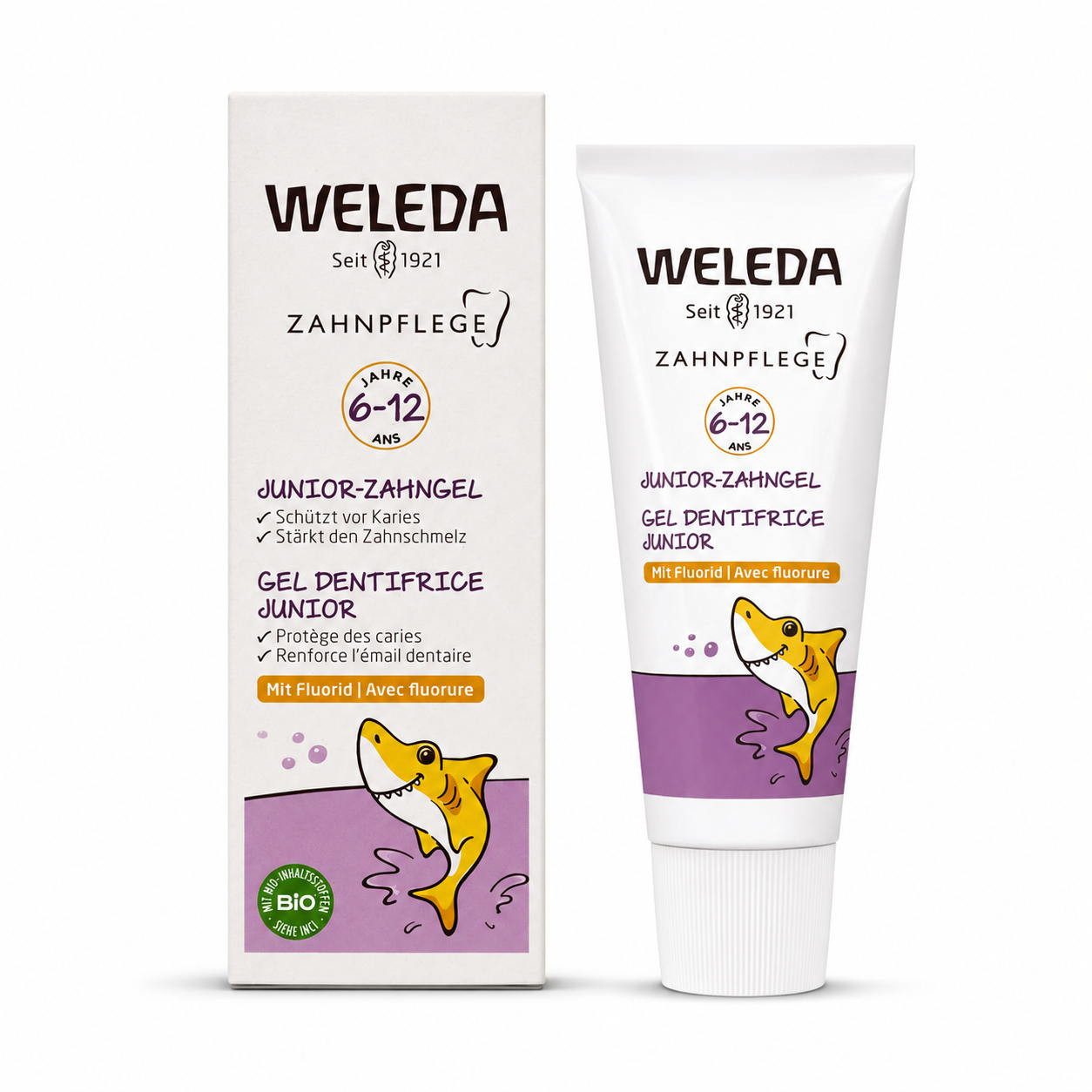WELEDA Zahnpasta WELEDA Junior-Zahngel mit Fluorid 50ml
