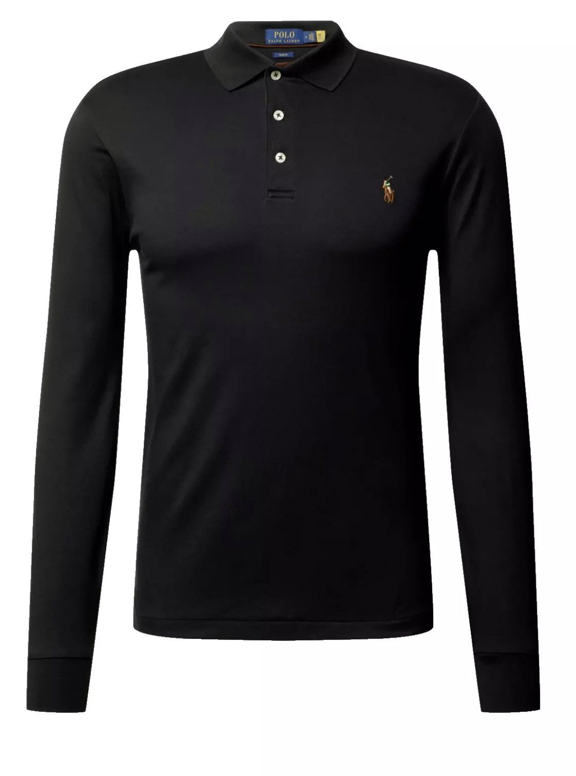 Polo Ralph Lauren Langarm-Poloshirt Luxury Pima günstig online kaufen