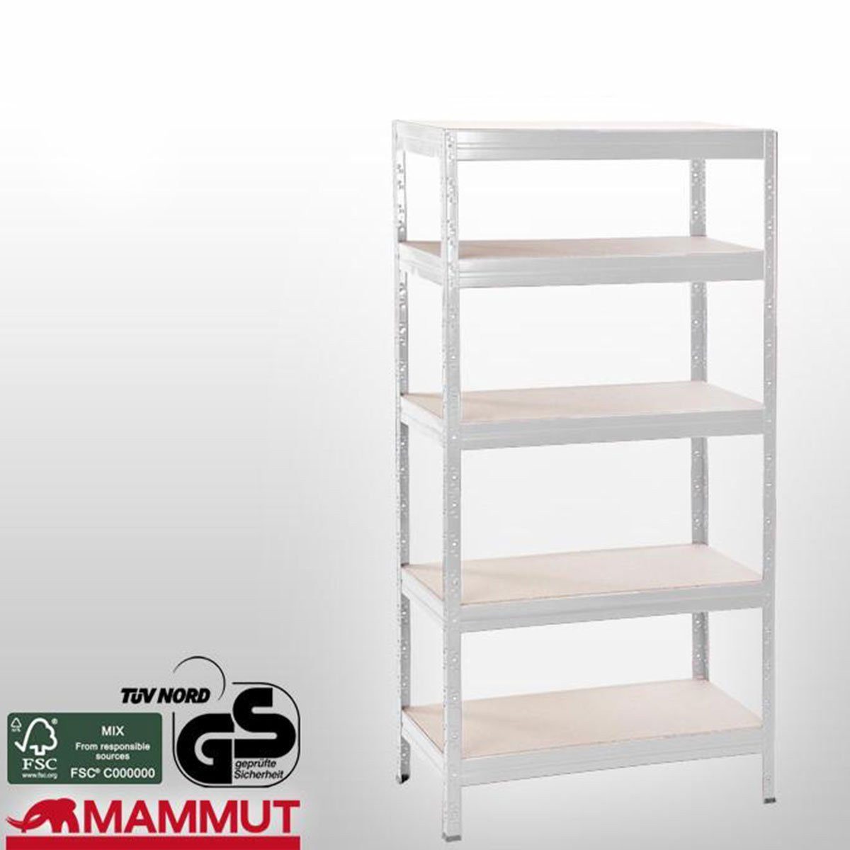 Karat Schwerlastregal verschiedene Größen, Mehrzweckregal, 5 Fachböden günstig online kaufen