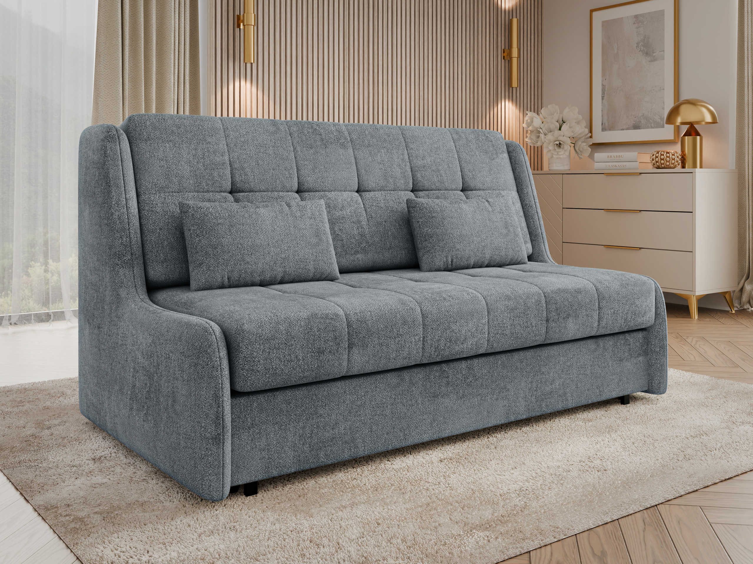 MIRJAN24 Schlafsofa Viva Elite IV, mit Bettkasten und Schlaffunktion, 4-Sitzer, Wellenfeder