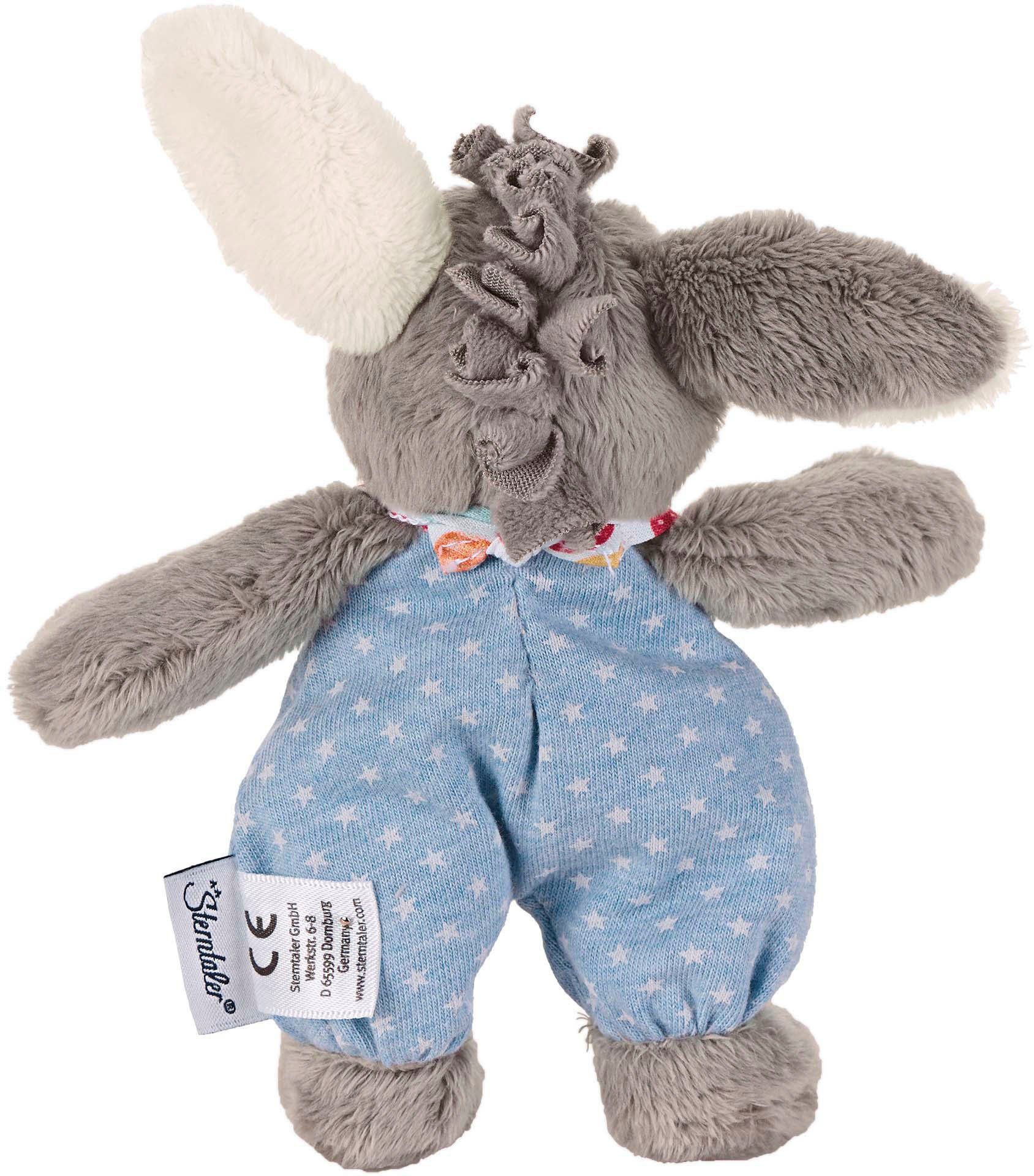Sterntaler® Kuscheltier Mini Spieltier Emmi, mit Rassel