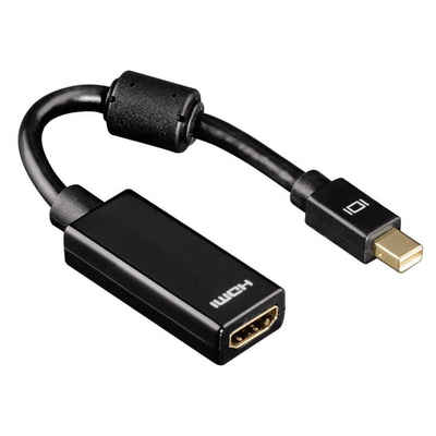 Hama Mini-DisplayPort-Adapter für HDMI, Full HD, schwarz Computer-Kabel, Mini DisplayPort, HDMI