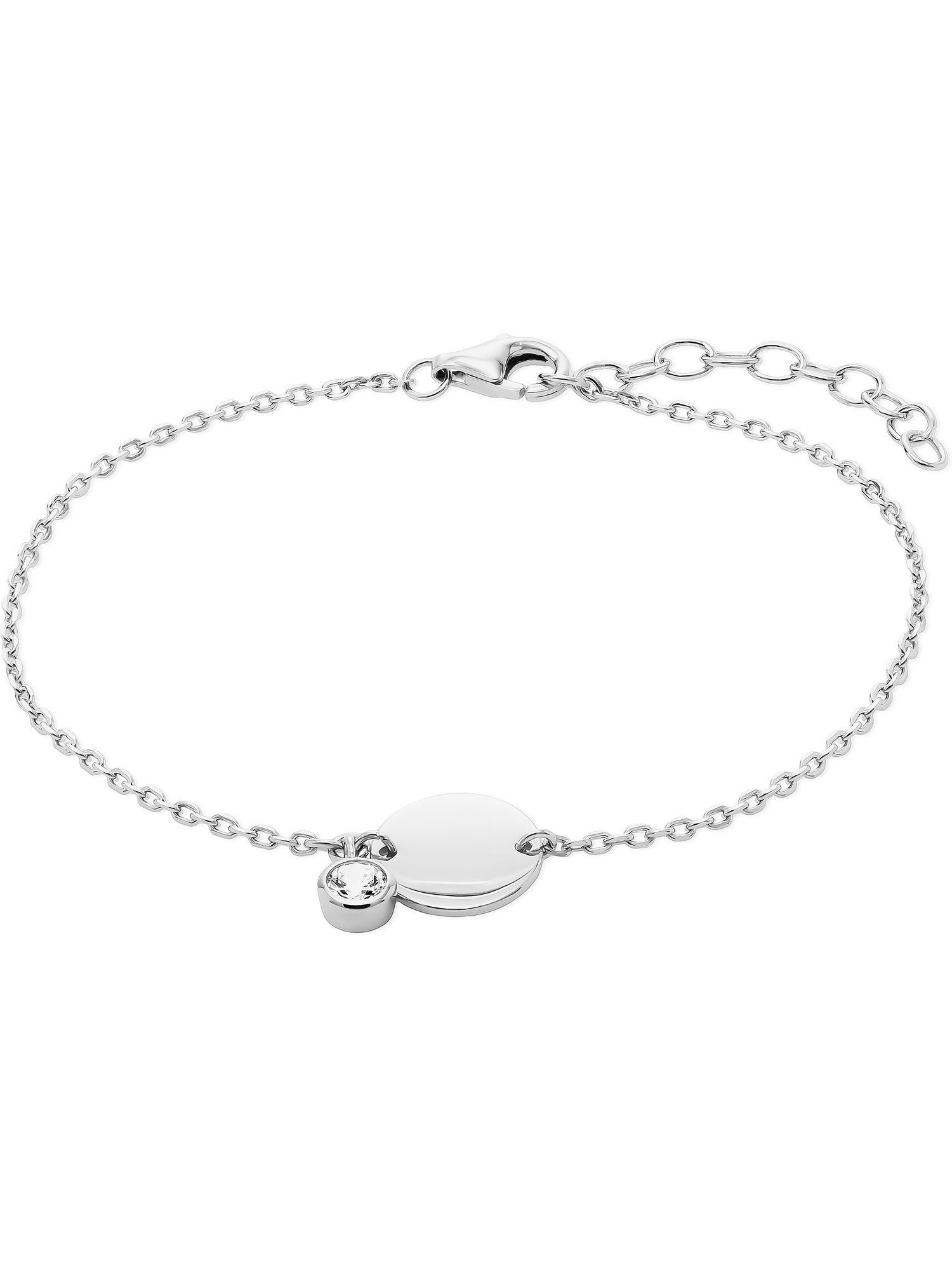 FAVS Silberarmband FAVS Damen-Armband 925er Silber 1 Zirkonia