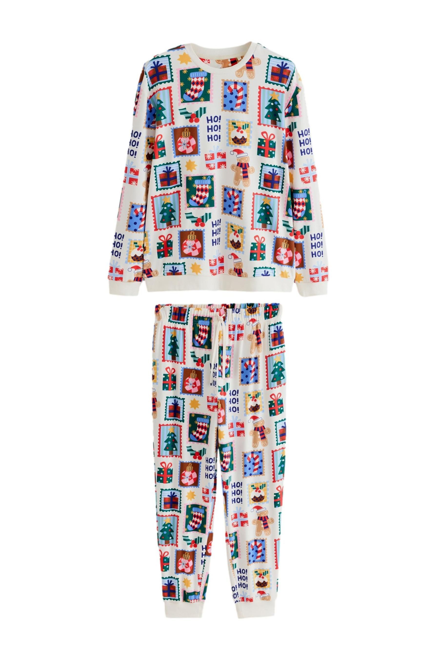 Next Pyjama Langärmeliger Familien-Schlafanzug, Weihnachten (2 tlg)