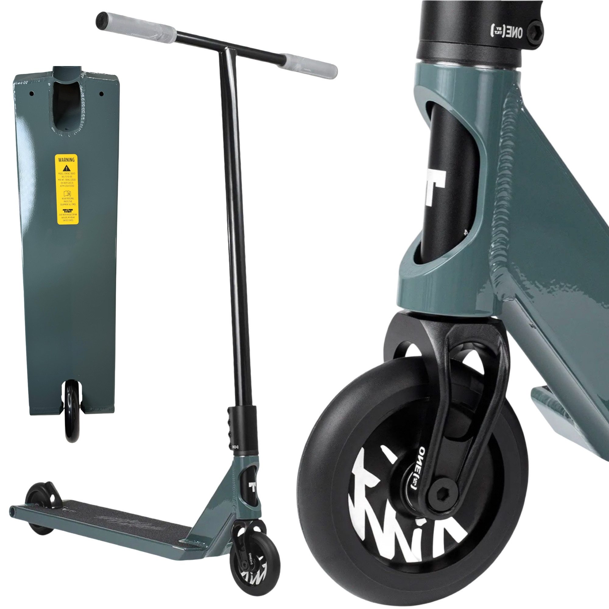 Tilt Stuntscooter Tilt Contact complete Street Stuntscooter H=96cm Slate