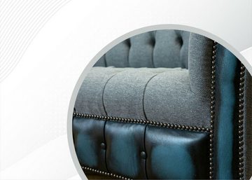 JVmoebel Chesterfield-Sofa, Chesterfield Sofa Couch Polster Sofas Couchen Klassische Möbel Textil