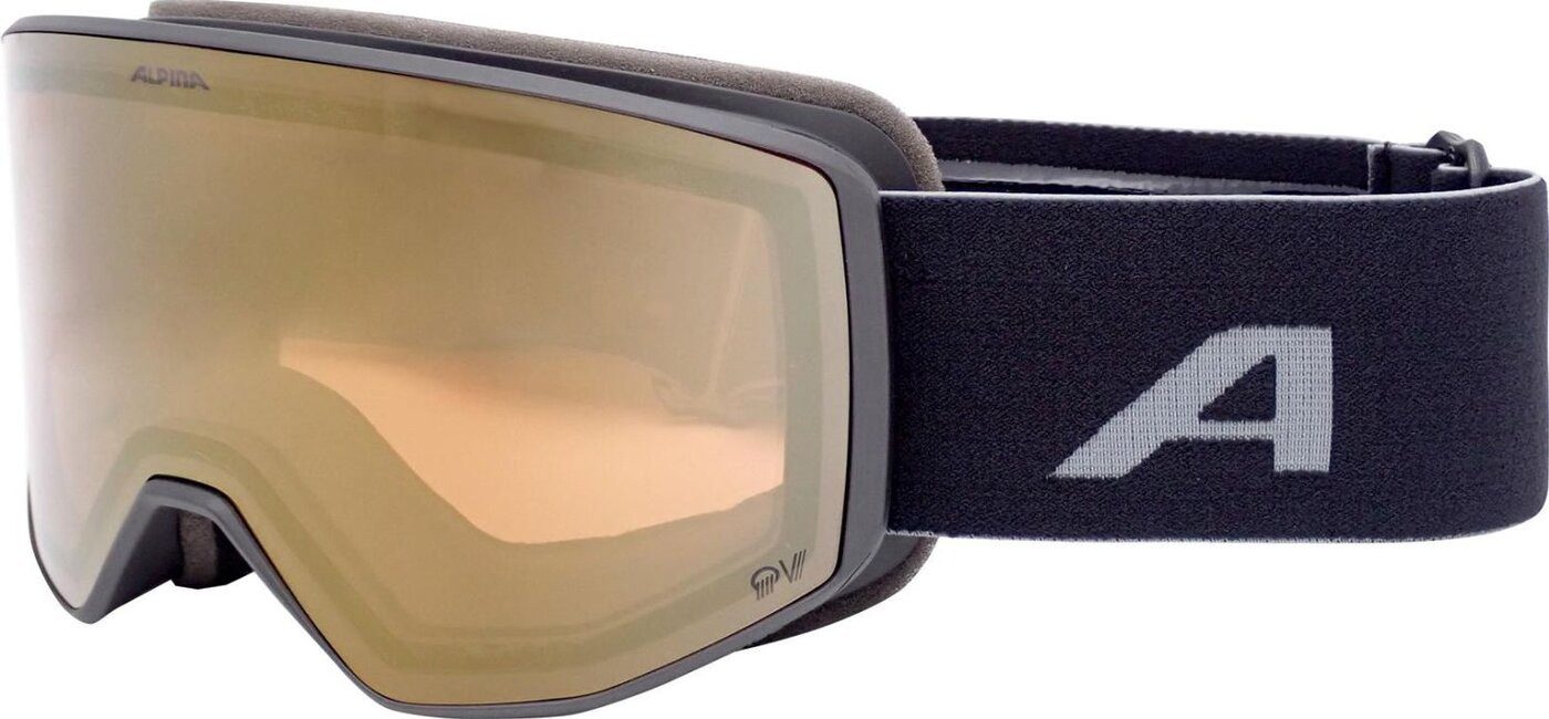 Skibrille VENET QV black