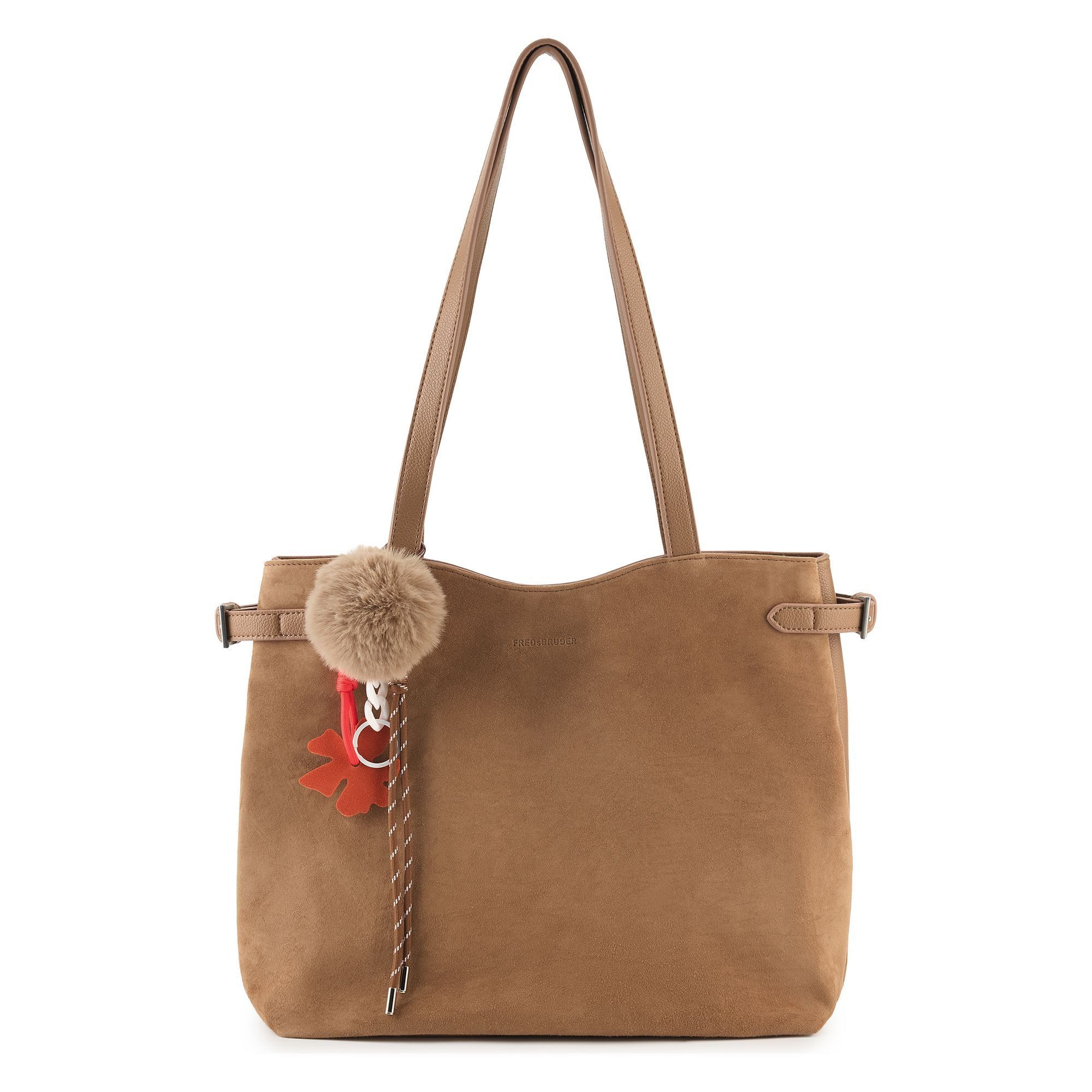 FREDsBRUDER Schultertasche Playful, Lederfaserstoff