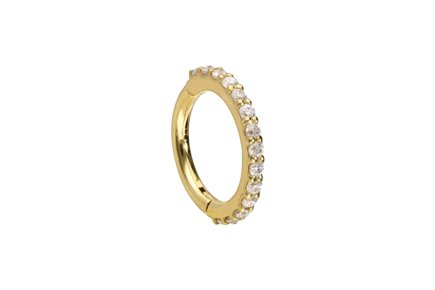 PIERCINGLINE Nasenpiercing 14/18 Karat Gold Segmentring günstig online kaufen