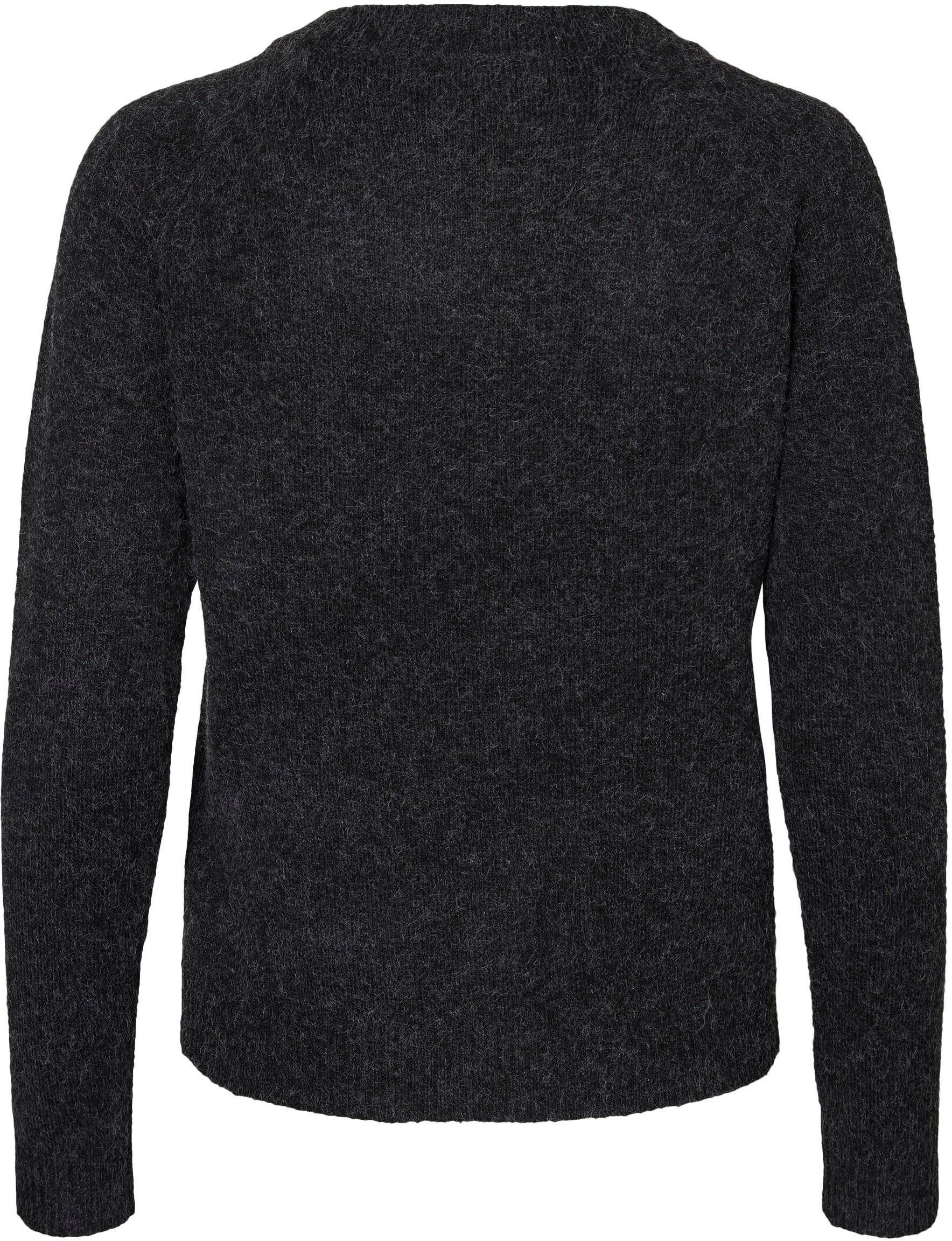 Vero Moda Rundhalspullover VMDOFFY in melierter Optik