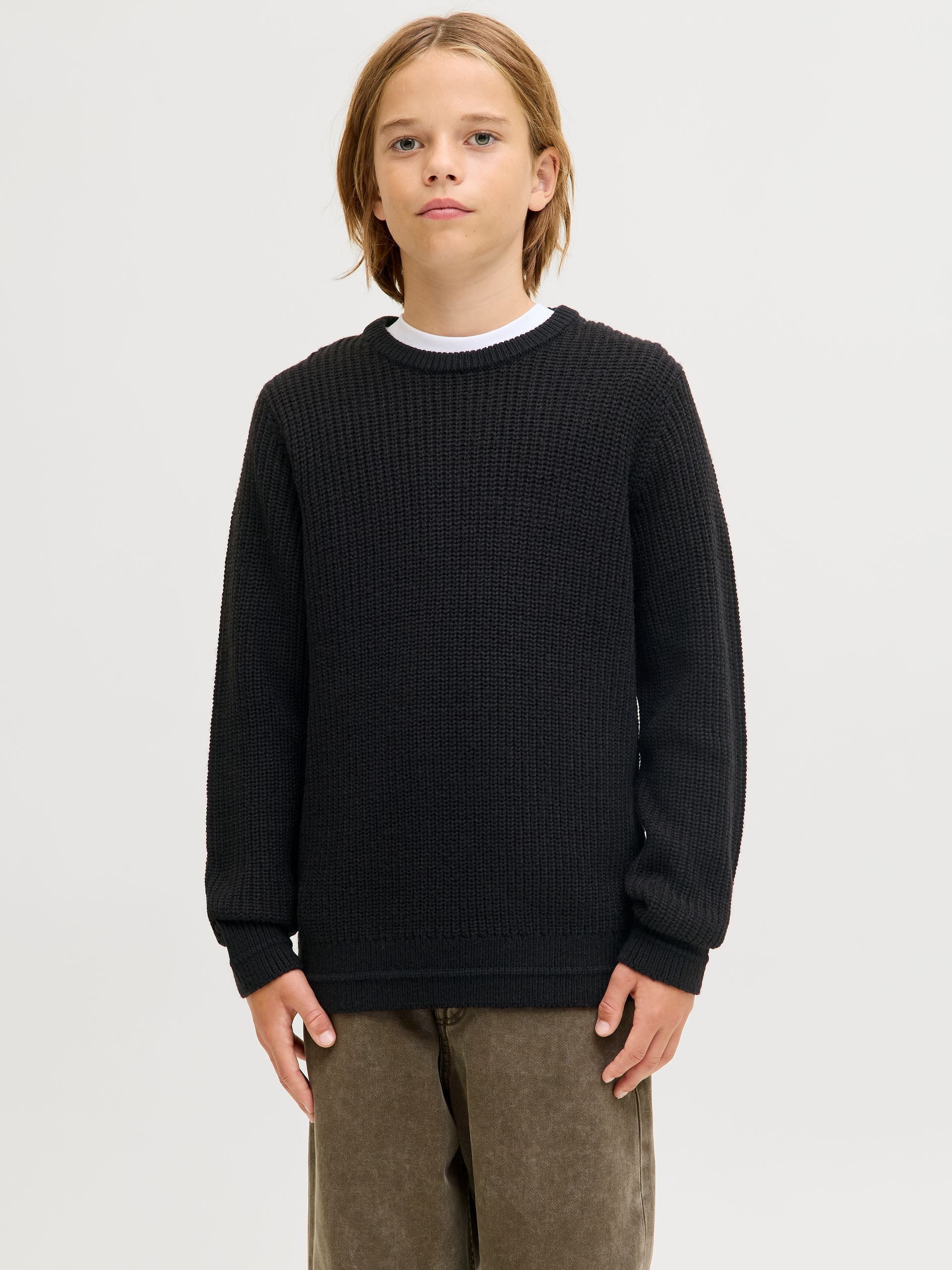 Jack & Jones Junior Strickpullover JJKAITO KNIT CREW NECK BF JNR