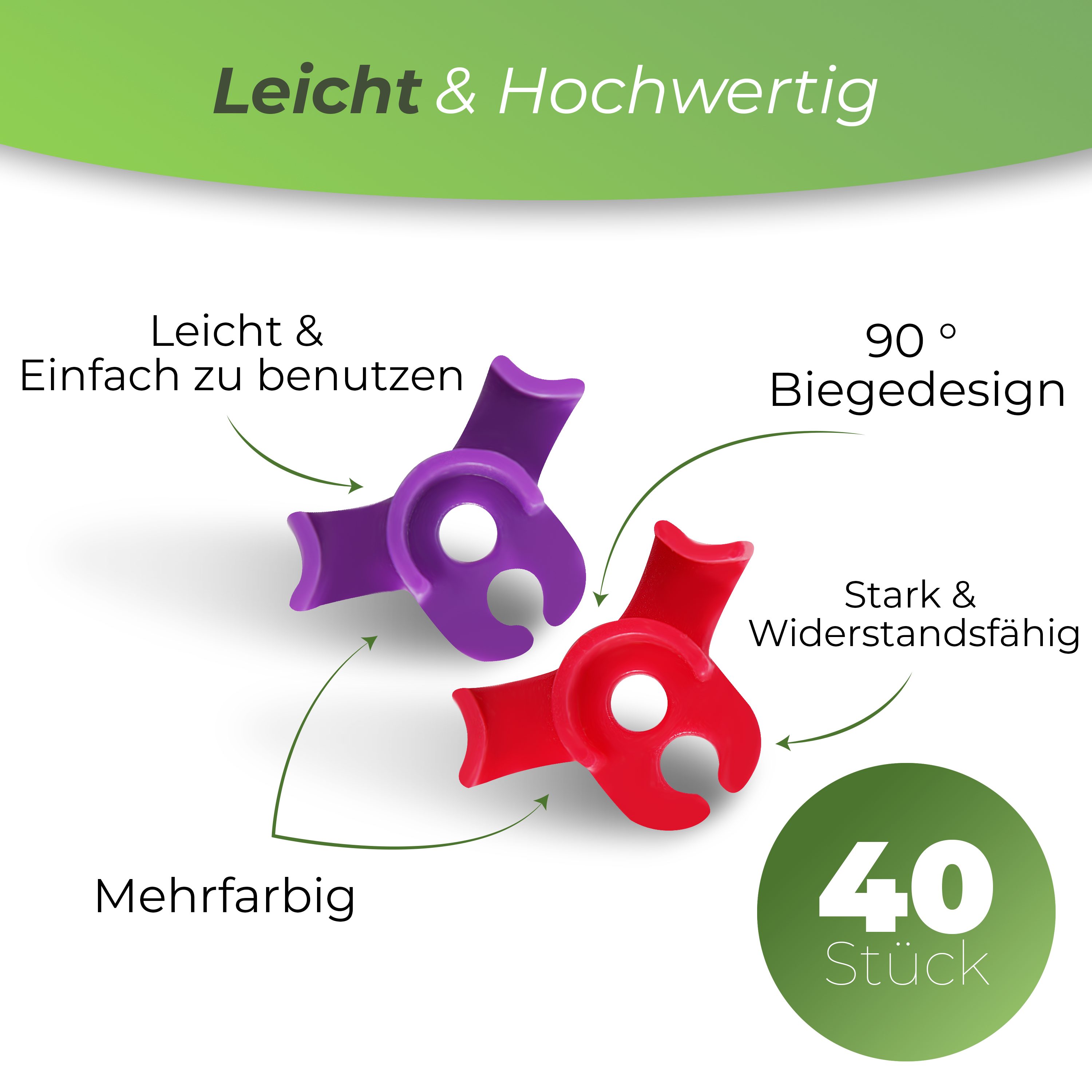 Grow Expert Gartenpflege-Set 40 Stück Pflanzenbieger günstig online kaufen
