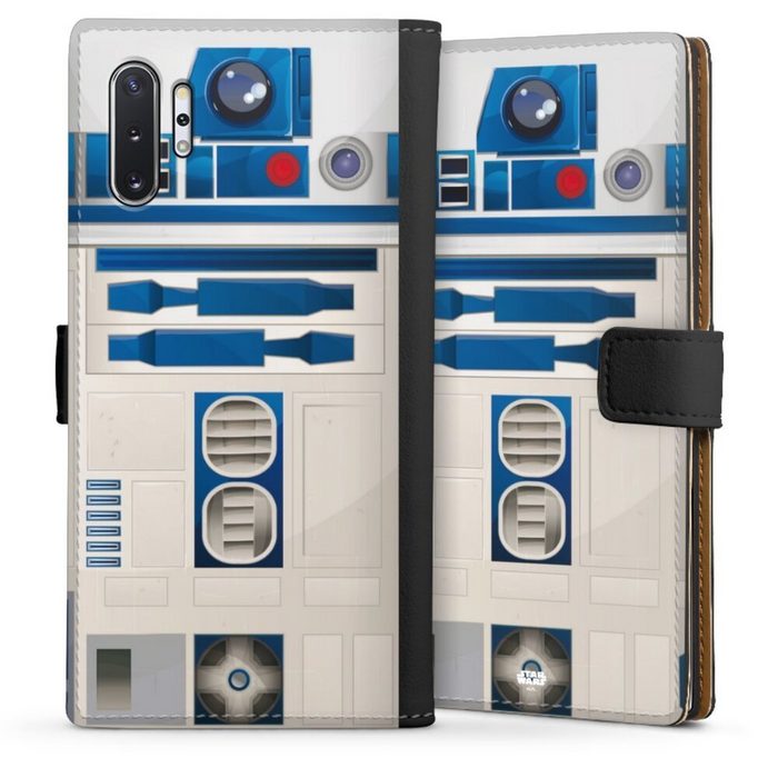 DeinDesign Handyhülle Star Wars R2D2 Fanartikel R2D2 Closeup - Star Wars Samsung Galaxy Note 10 Plus 5G Hülle Handy Flip Case Wallet Cover