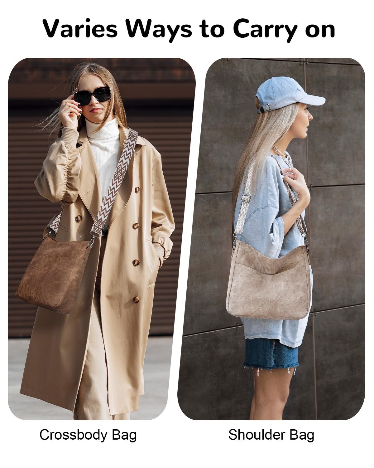 Toomoke Schultertasche Damen Handtasche,Crossbody Bag,shopper Mit Verstellbar,weiß (für den täglichen Gebrauch, zum Pendeln, wasserabweisendes, Geschenk), Mittel Damen Umhängetasche,Breiter Gurt,PU-Material,28*26*8cm