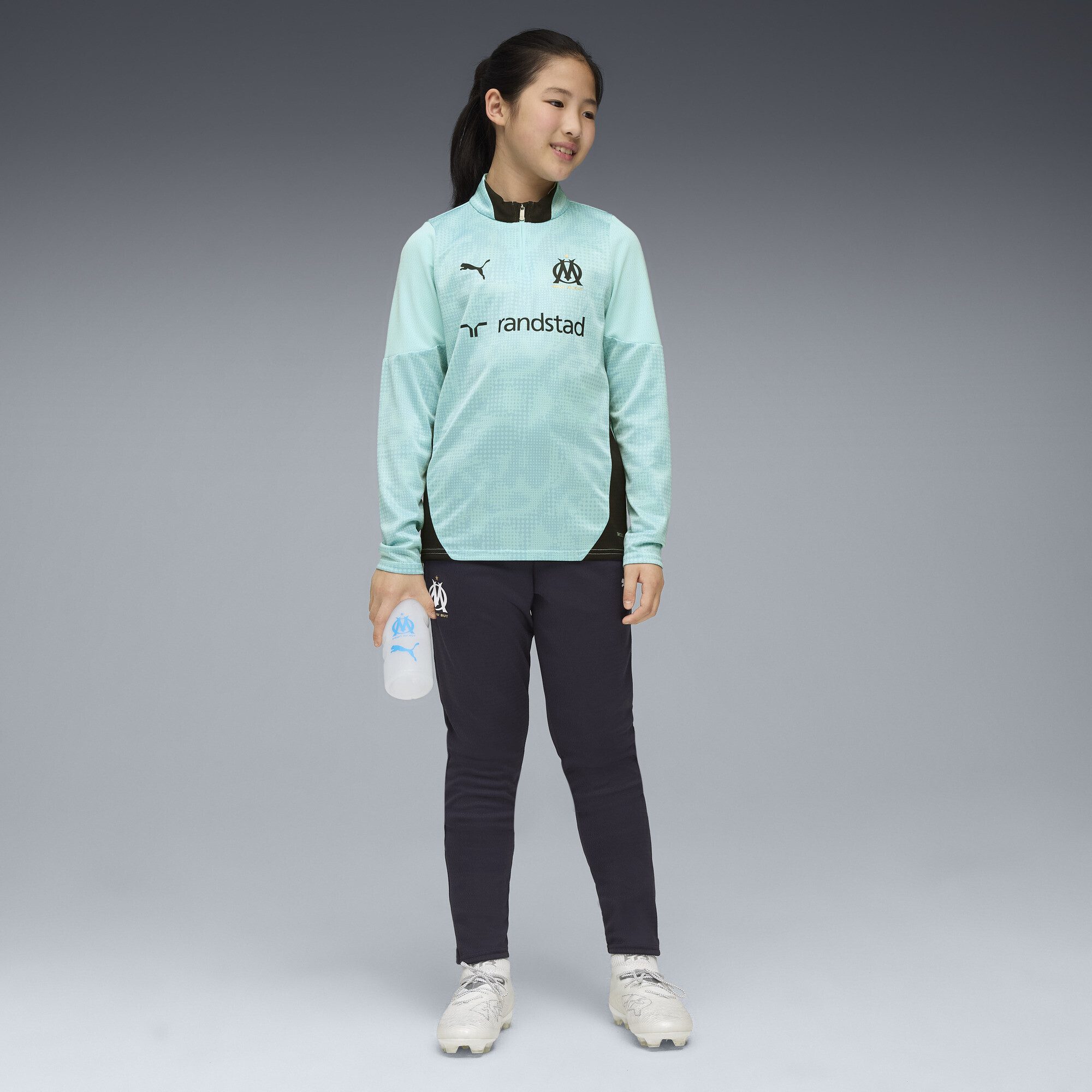 PUMA Trainingspullover Olympique de Marseille Trainingstop Jugendliche