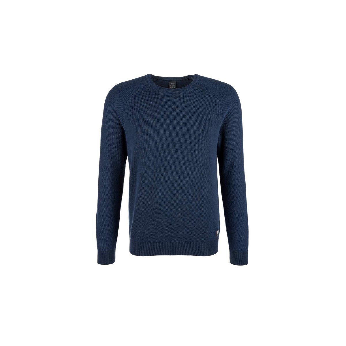 s.Oliver (1-tlg) blau Longpullover