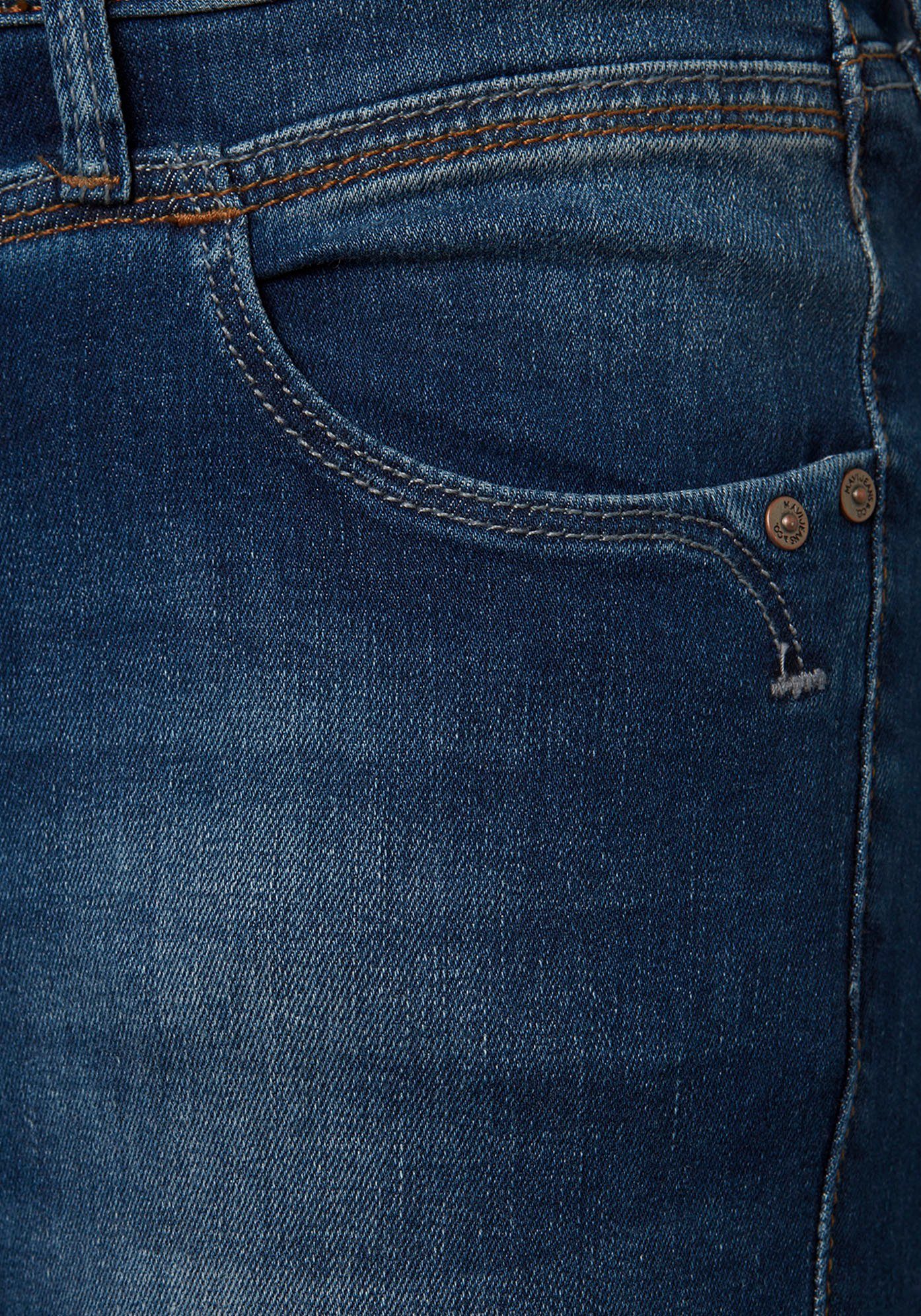 Mavi mit blue) Denimqualität hoher fit angenehm memory (mid SOPHIE-MA Formstabilität aus deep weicher Slim-fit-Jeans