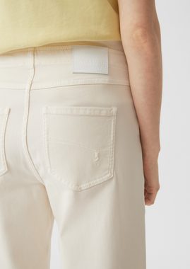 comma casual identity Stoffhose Wide leg-Jeans mit Tunnelzug Garment Dye