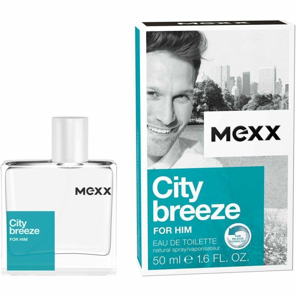 Eau Him Mexx Breeze 50ml EDT MEXX City For de Toilette
