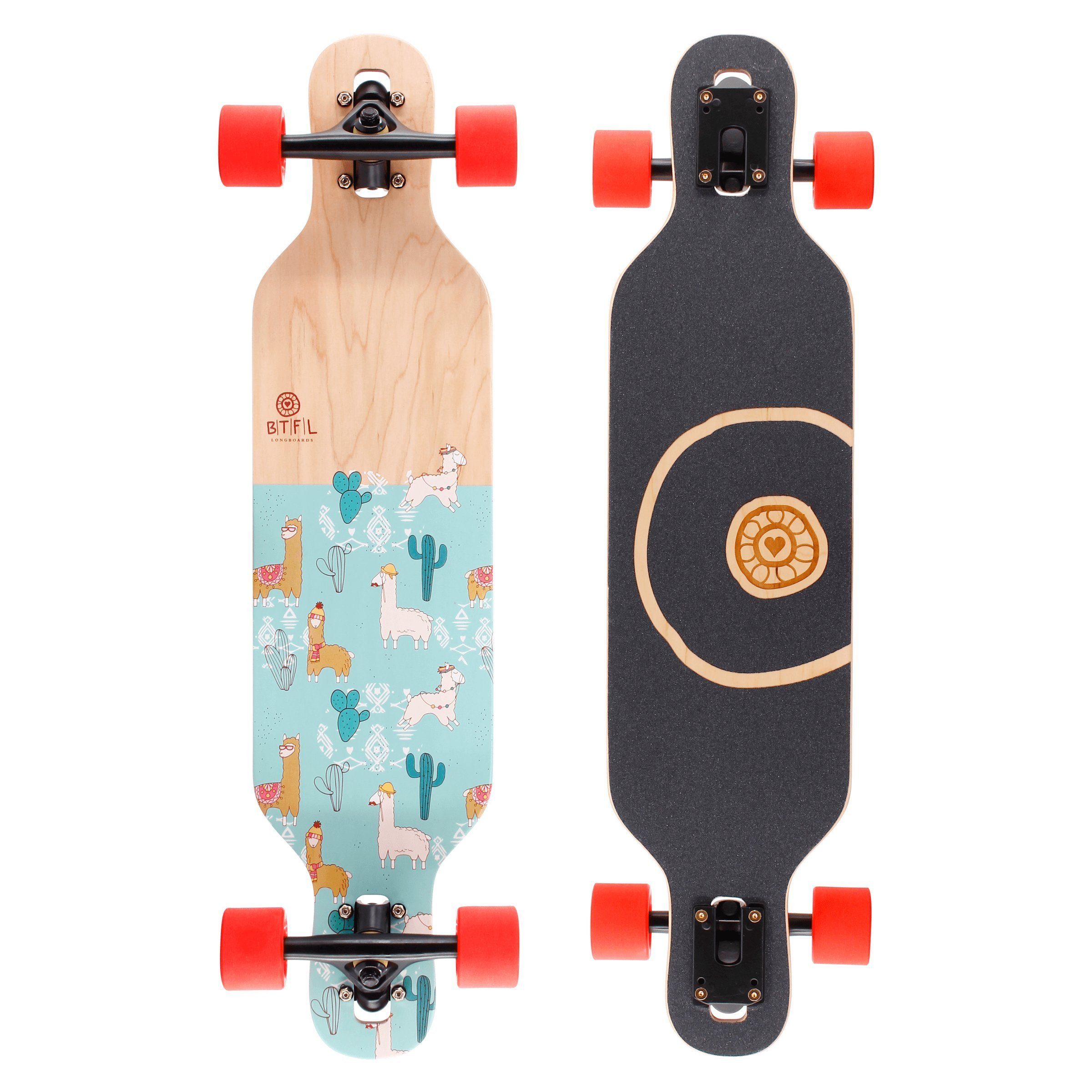 BTFL Longboard MAYA (1-St) - Kinder Lama Longboard