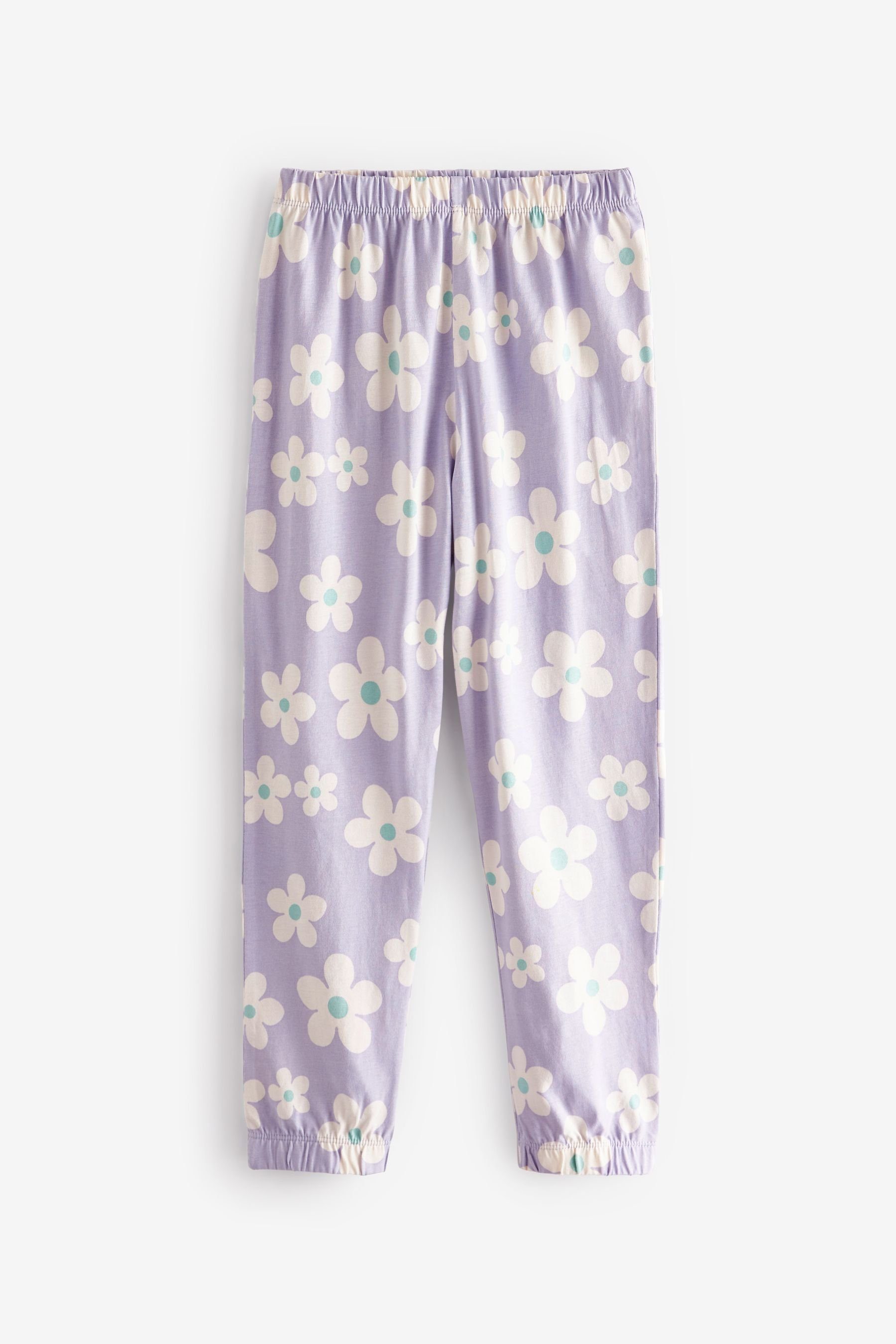 Next Pyjama Purple Lilac (4 Heart 2er-Pack Daisy Blue Schlafanzüge tlg)