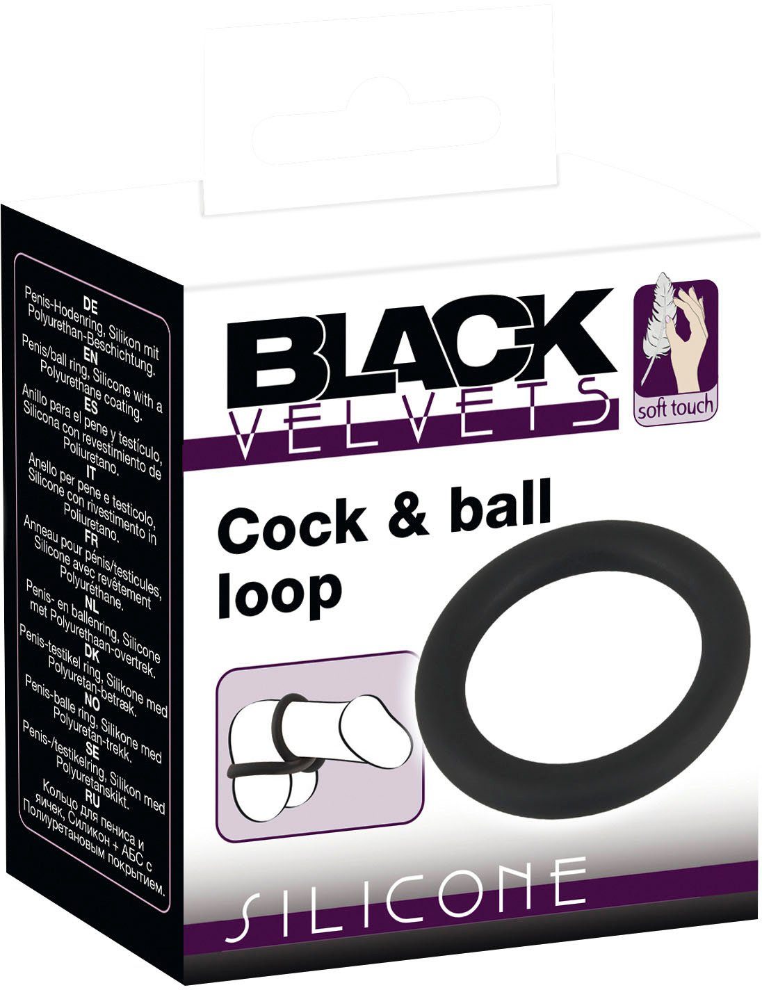 Penis-Hoden-Ring BLACK VELVETS