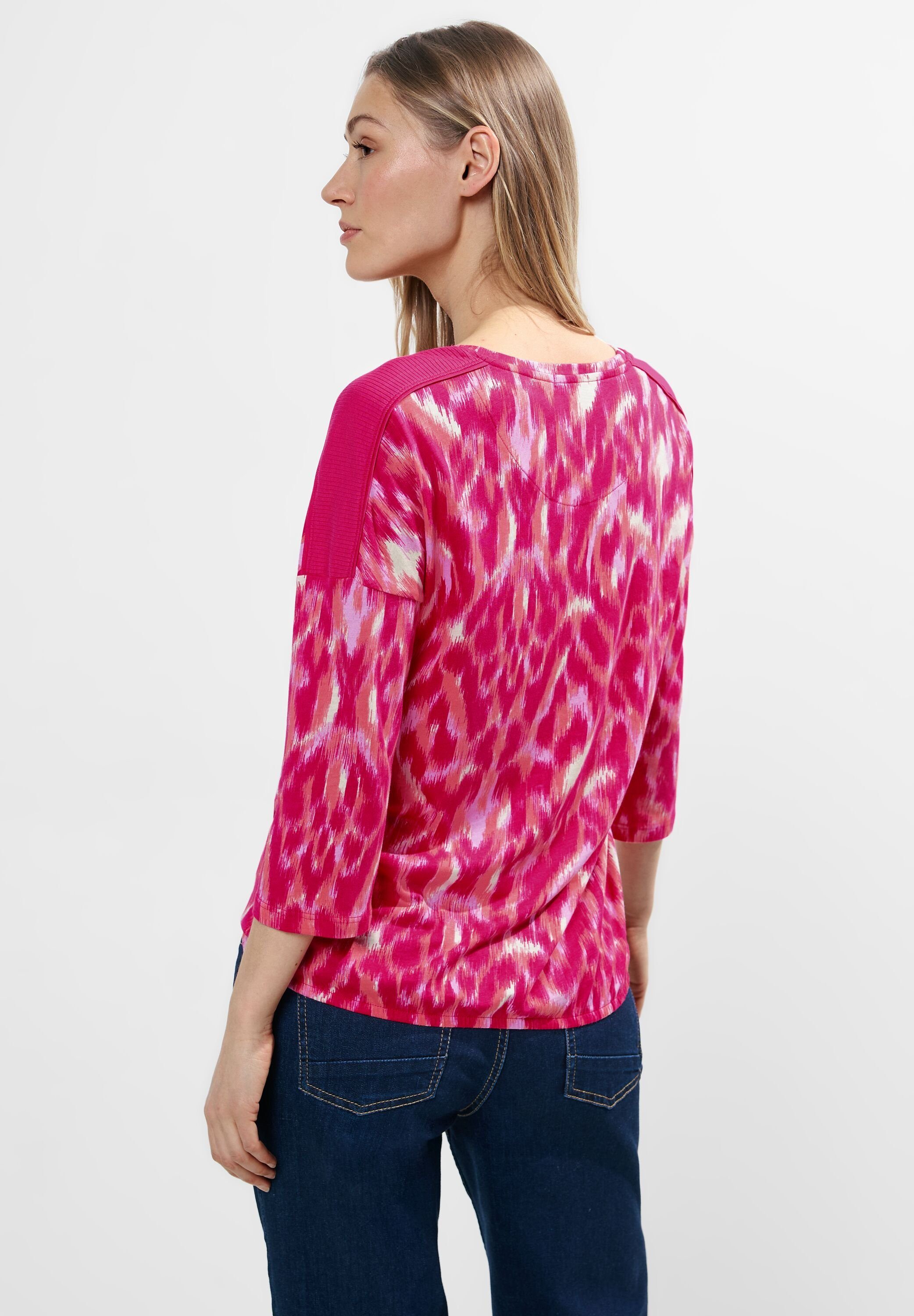 CECIL 3/4-Arm-Shirt mit allover Print