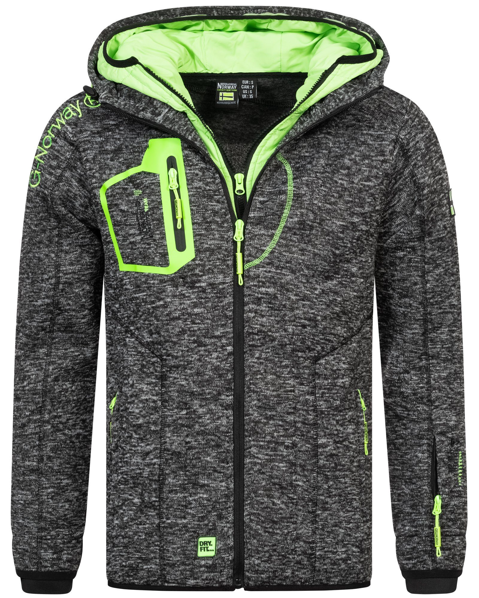 Geographical Norway Fleecejacke Herren Herbst Winter Fleece Jacke Sweat Jac günstig online kaufen