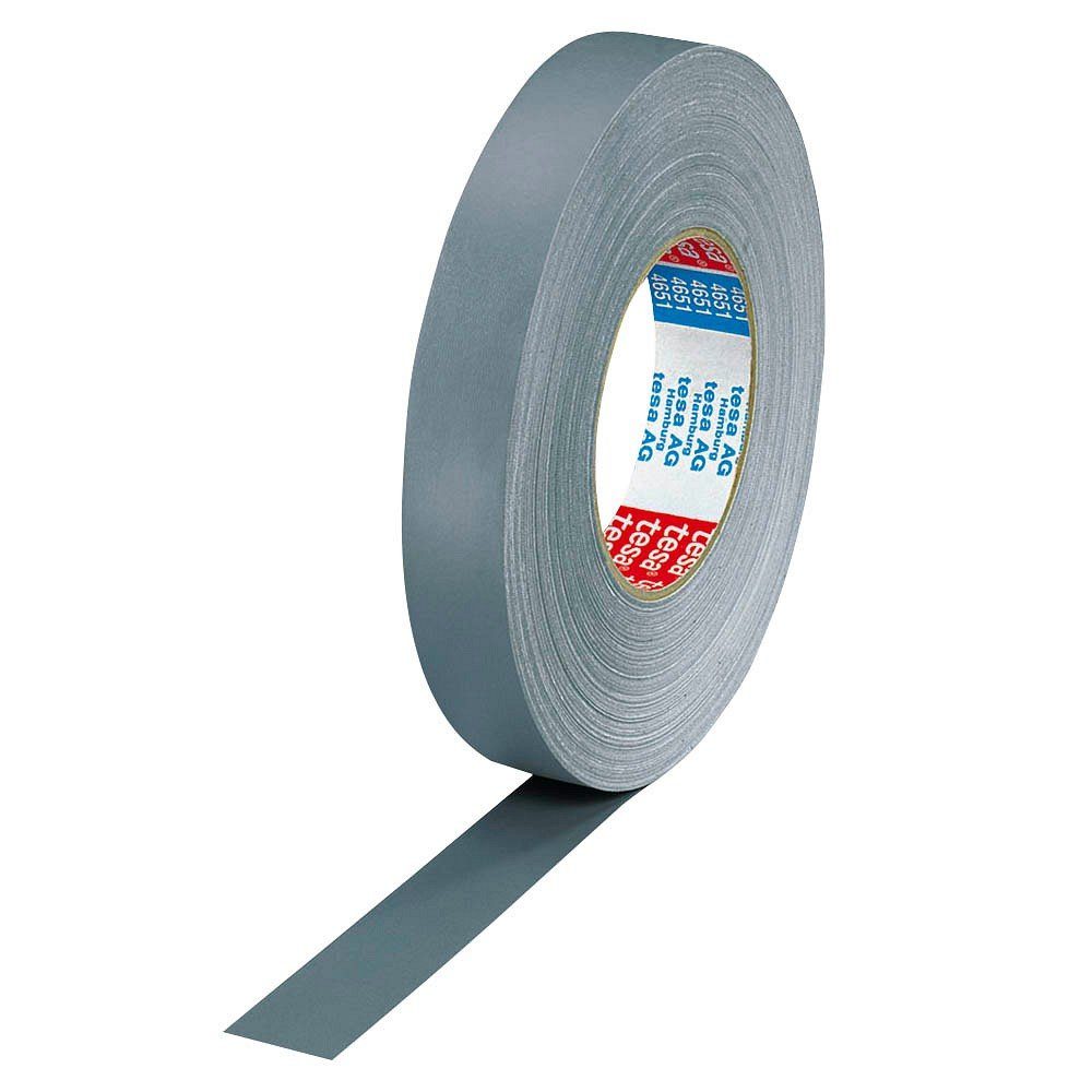 tesa 4651 25mm x 50m Gewebeband Premium Klebeband grau tesa tesaband®