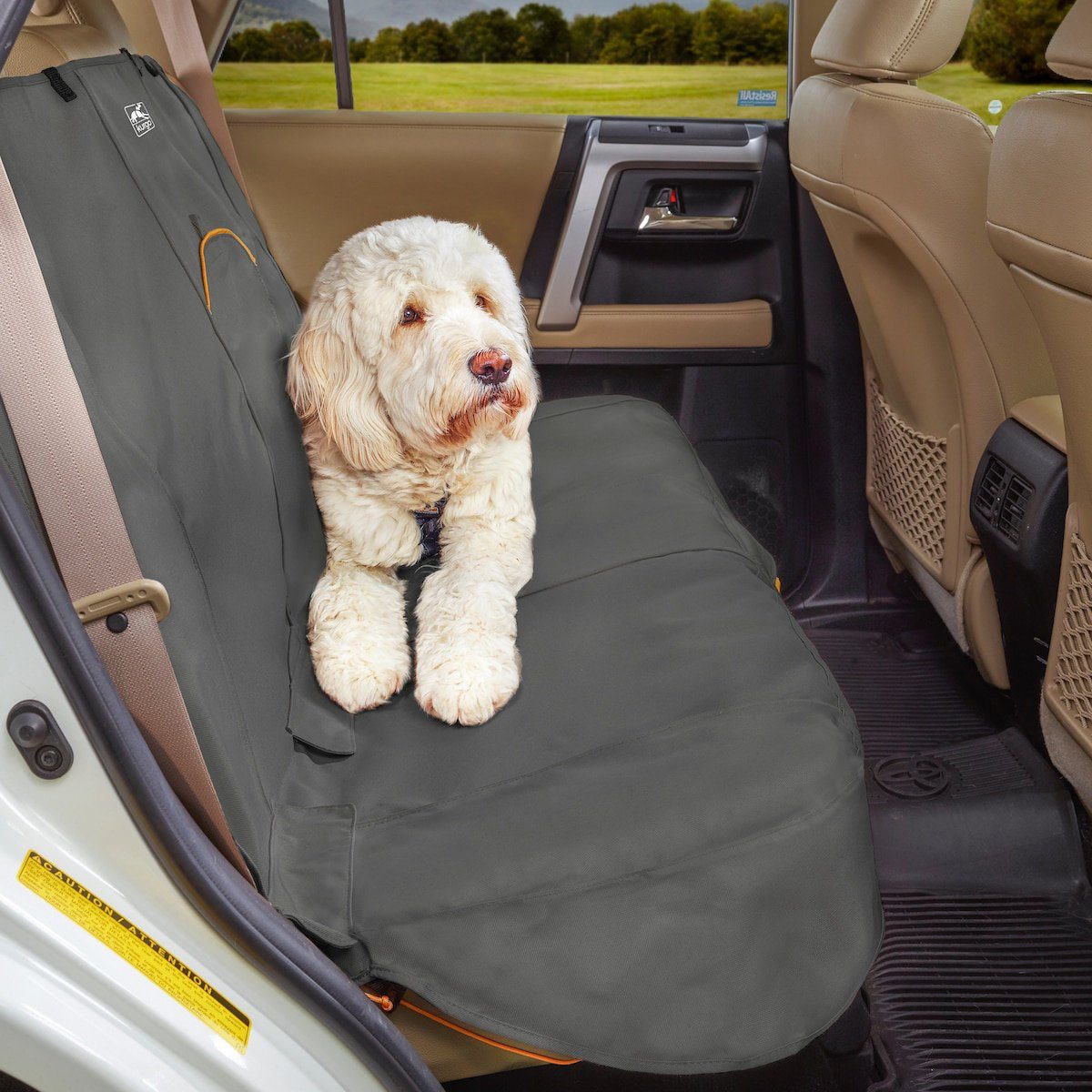 kurgo Tier-Autoschondecke Sitzbezug Wander Bench Seat Cover anthrazit