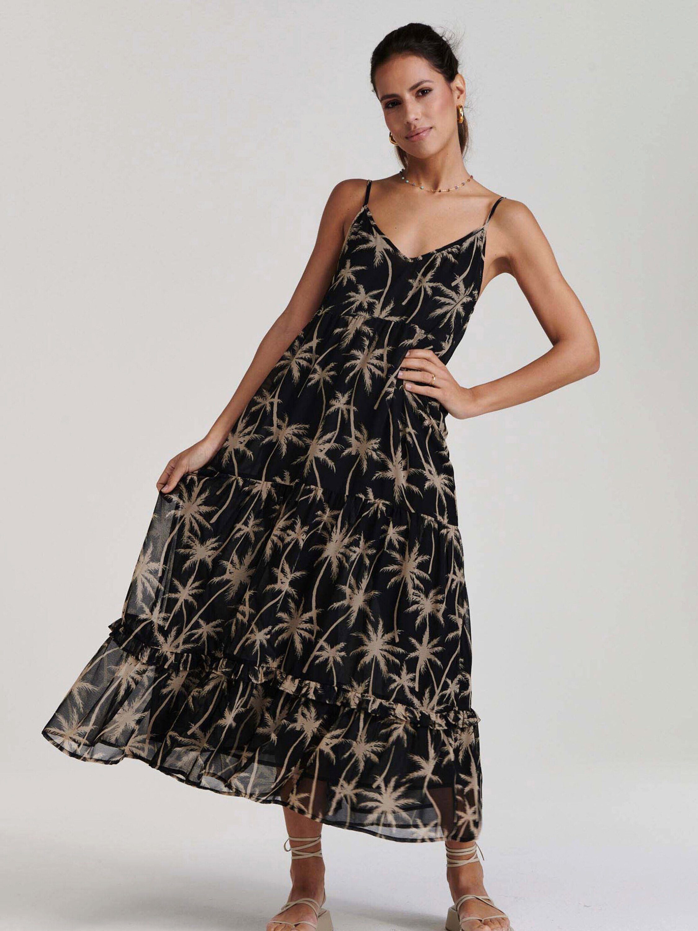 Shiwi Maxikleid SICILY (1-tlg) Drapiert/gerafft